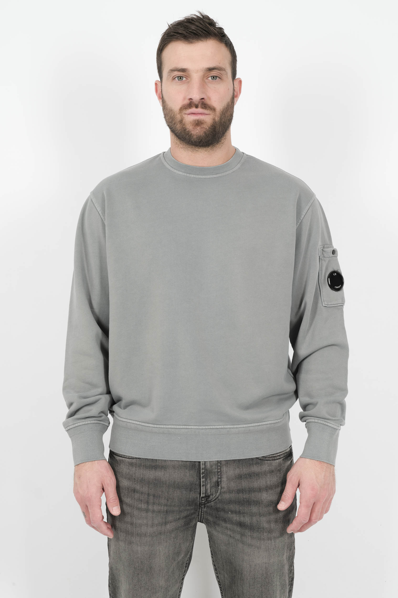  Image du produit SWEAT C.P COMPANY COL ROND HUBLOT GRIS S098A-872 - 3