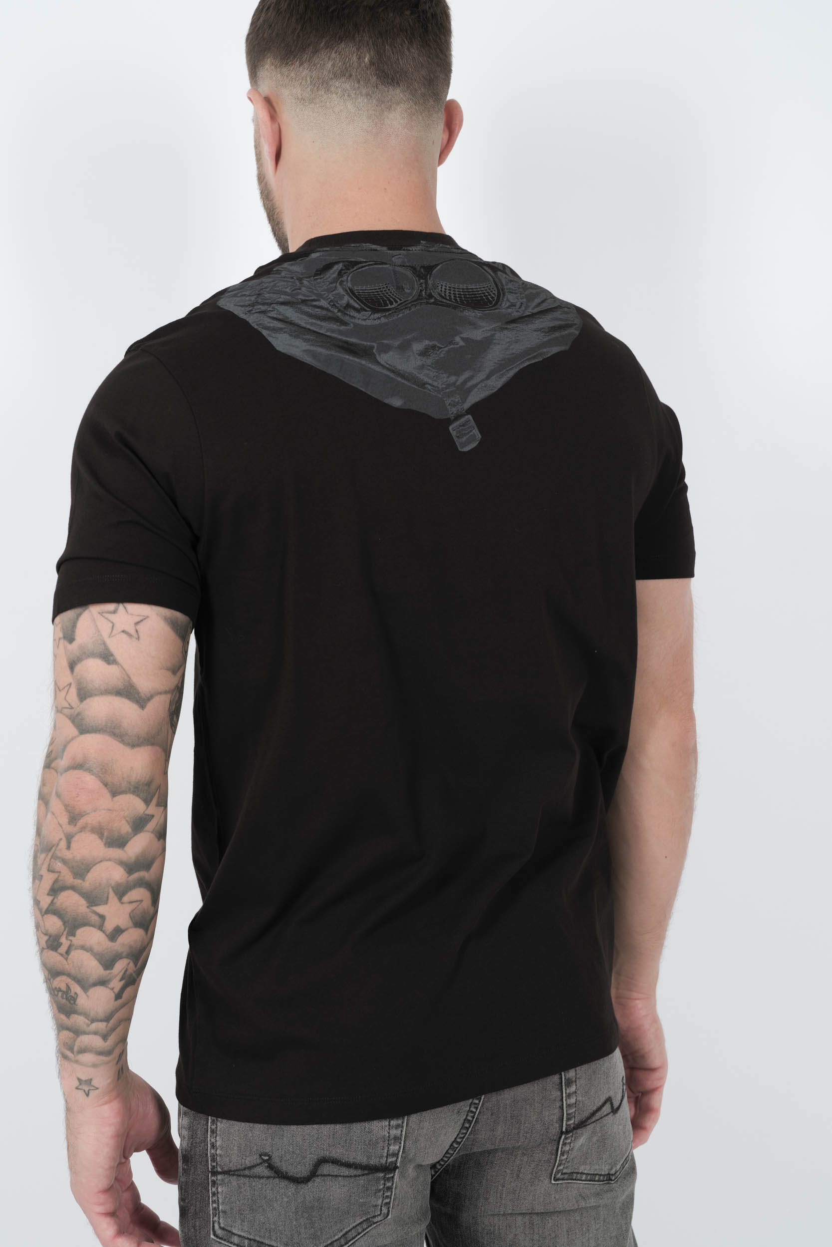 Image du produit TEE-SHIRT C.P COMPANY AVEC IMPRIME NOIR S030A-999 - 2
