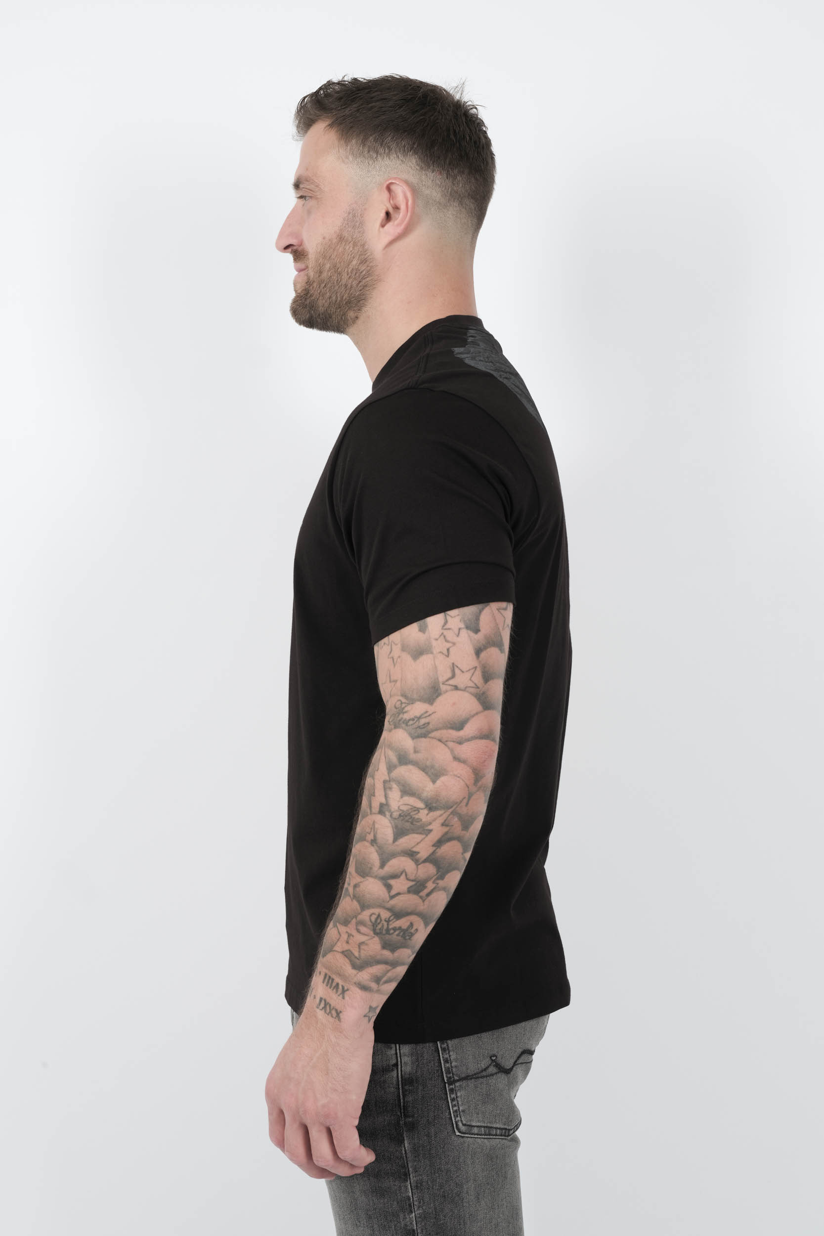  Image du produit TEE-SHIRT C.P COMPANY AVEC IMPRIME NOIR S030A-999 - 4