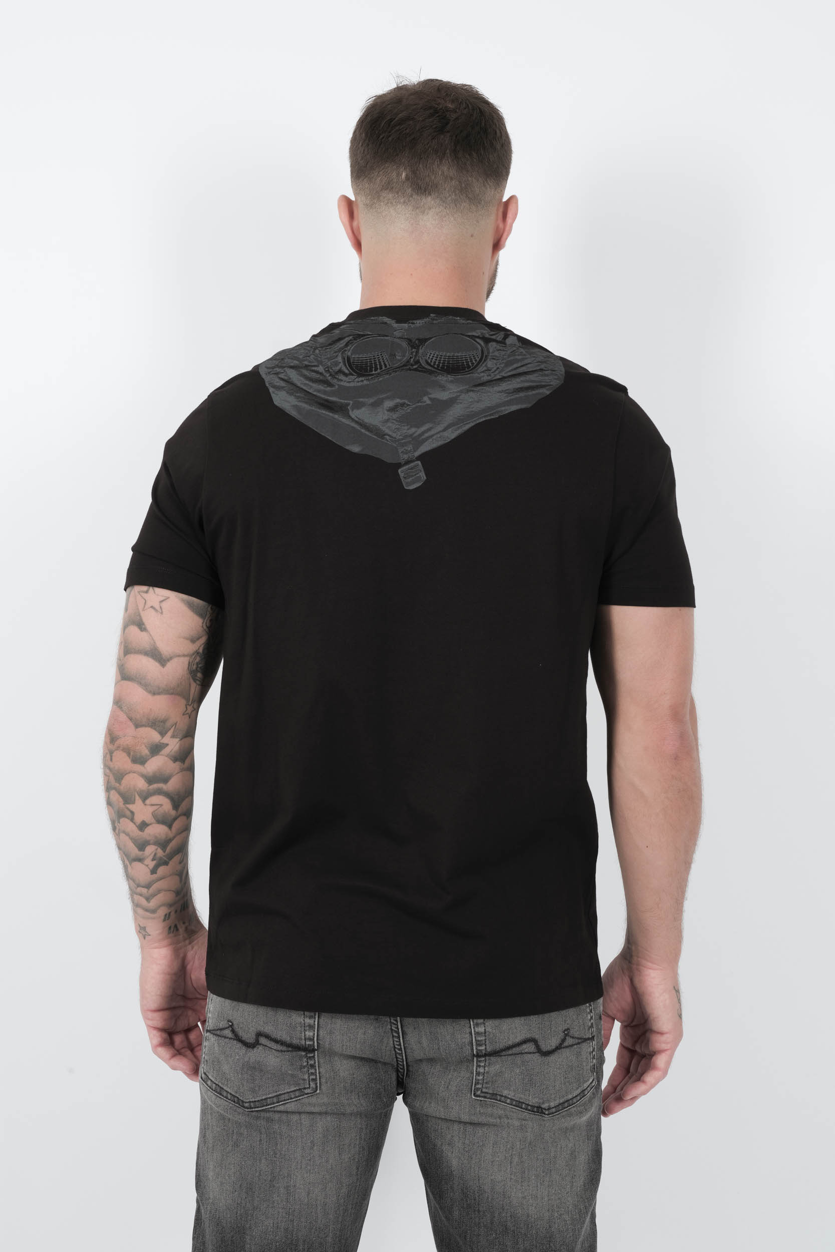  Image du produit TEE-SHIRT C.P COMPANY AVEC IMPRIME NOIR S030A-999 - 5