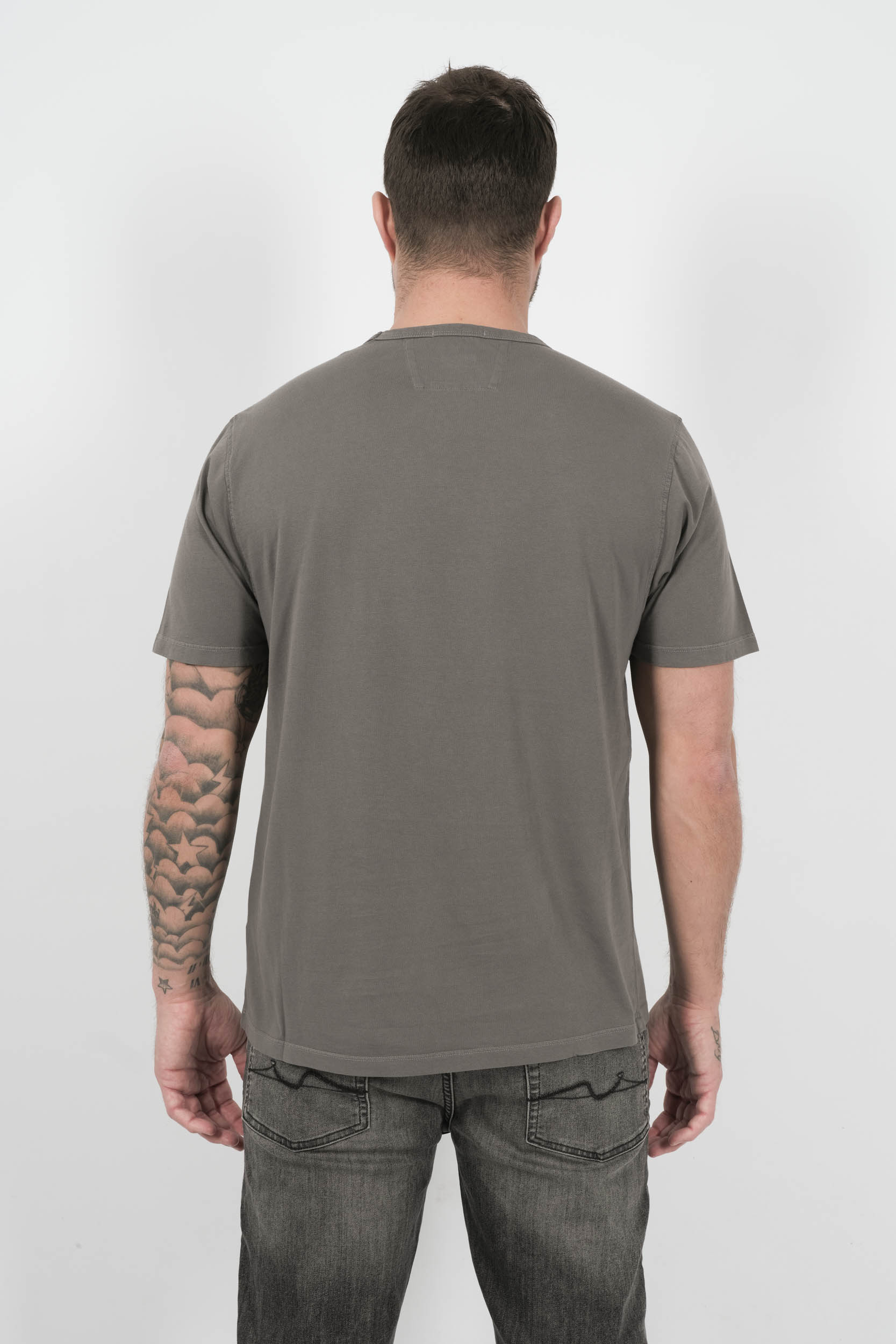  Image du produit TEE-SHIRT C.P COMPANY AVEC LOGO GRIS S085A-935 - 5