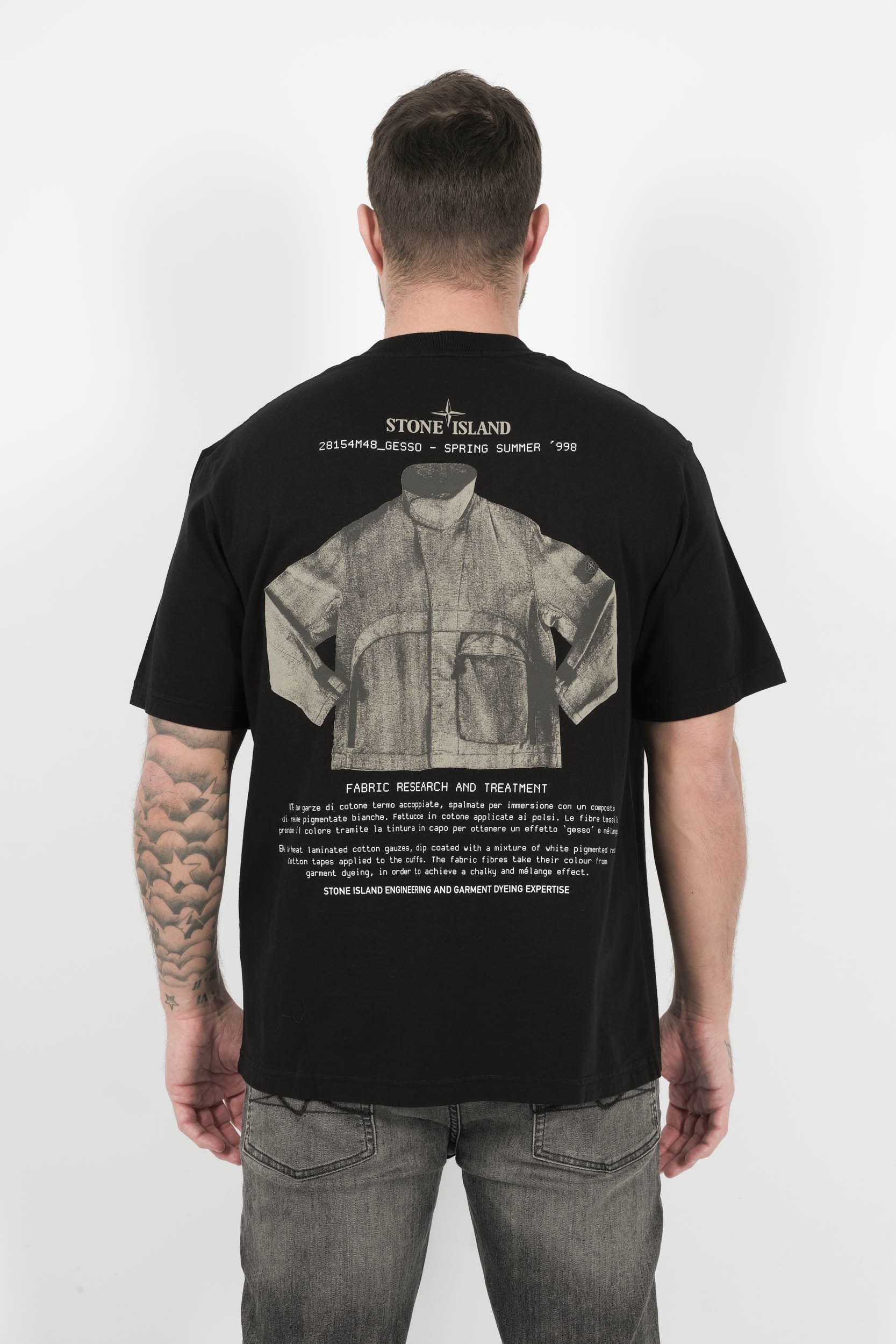  Image du produit TEE-SHIRT STONE ISLAND ARCHIVIO NOIR S152137S91-V0029 - 5