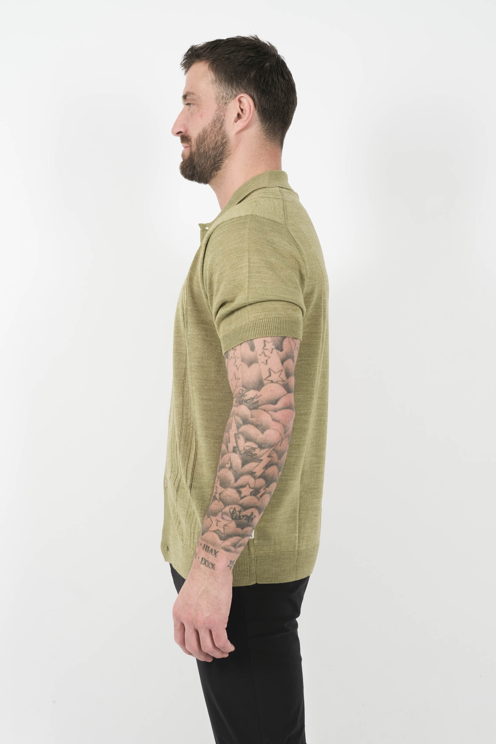 Image du produit CHEMISE NN07 MANCHES COURTES VERT THOR6584-373 - 4