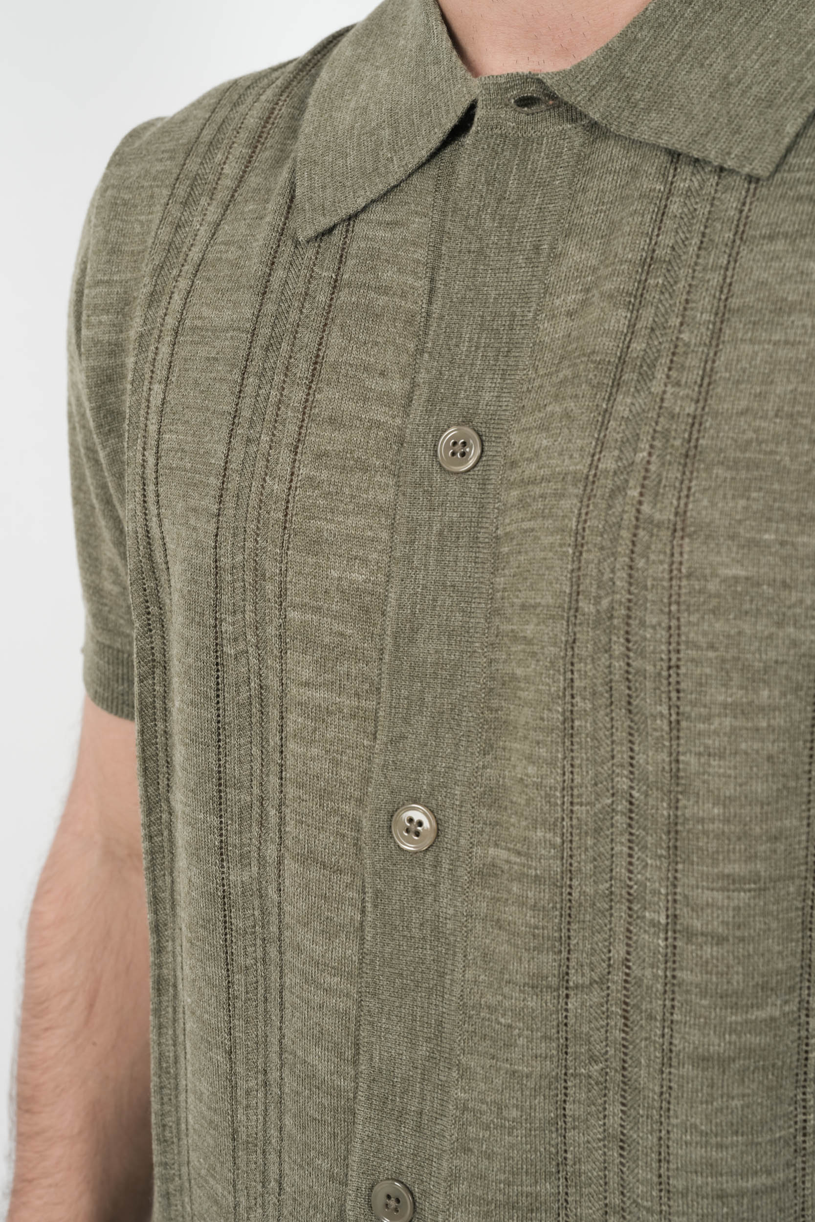 CHEMISE NN07 MANCHES COURTES KAKI THOR6584-343