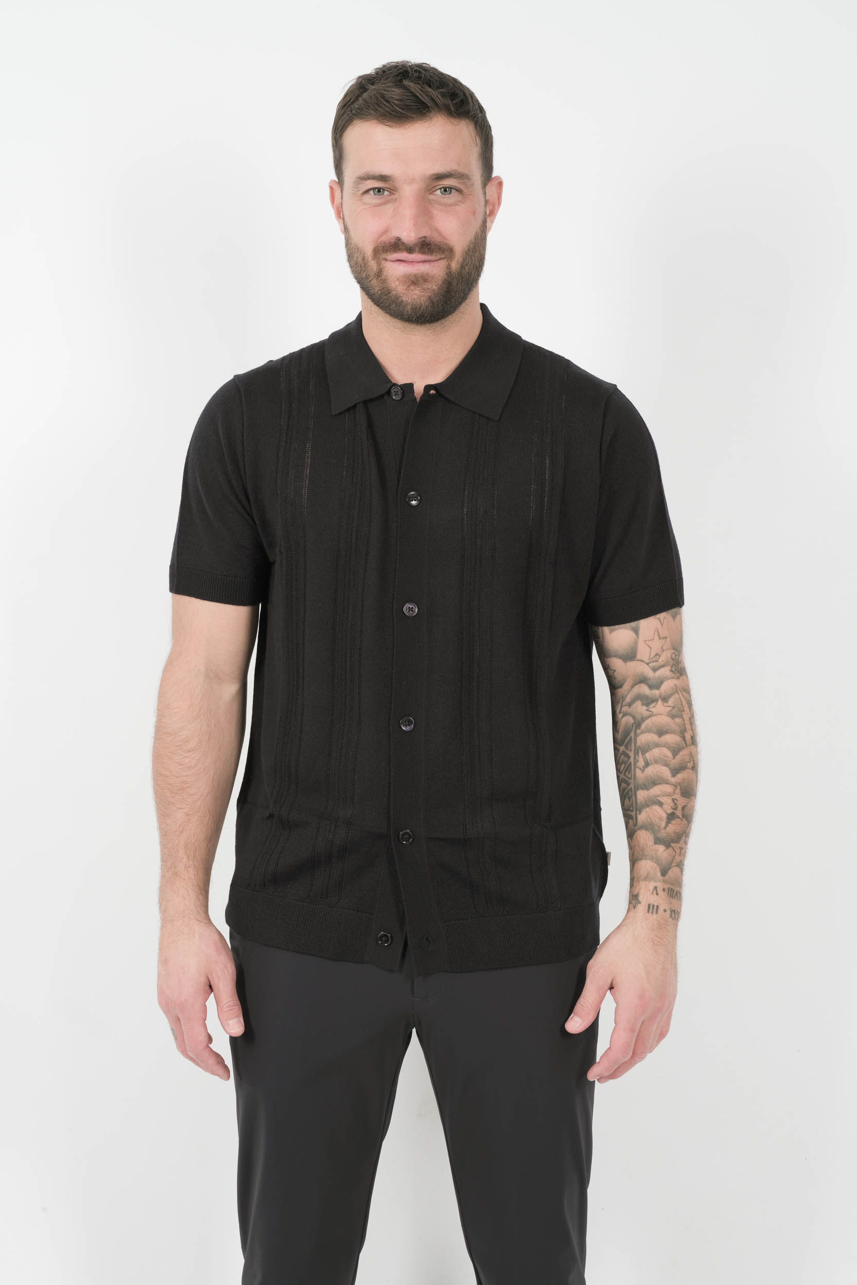 CHEMISE NN07 MANCHES COURTES MARINE THOR6584-213