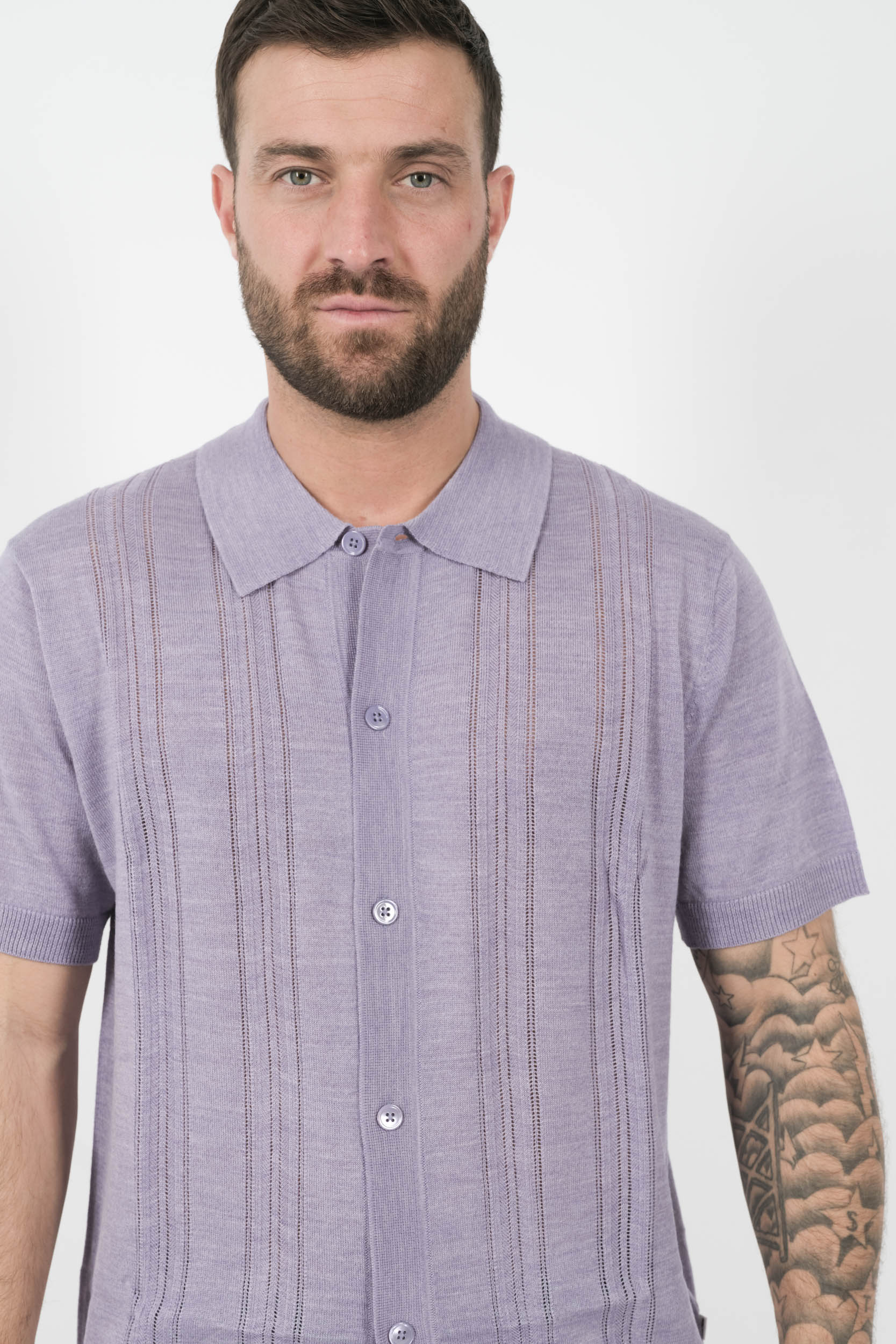  Image du produit CHEMISE NN07 MANCHES COURTES VIOLET THOR6584-573 - 2