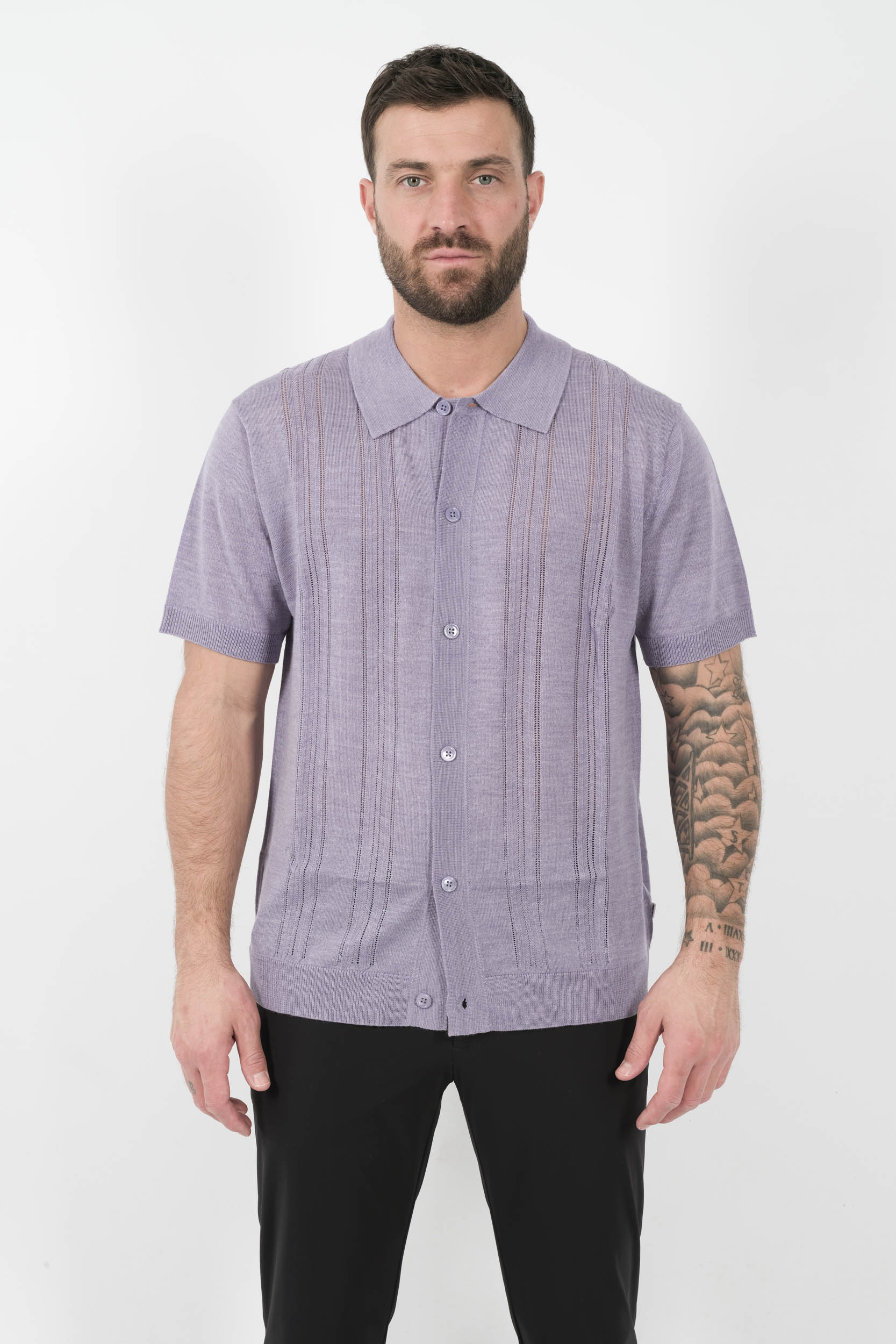  Image du produit CHEMISE NN07 MANCHES COURTES VIOLET THOR6584-573 - 3