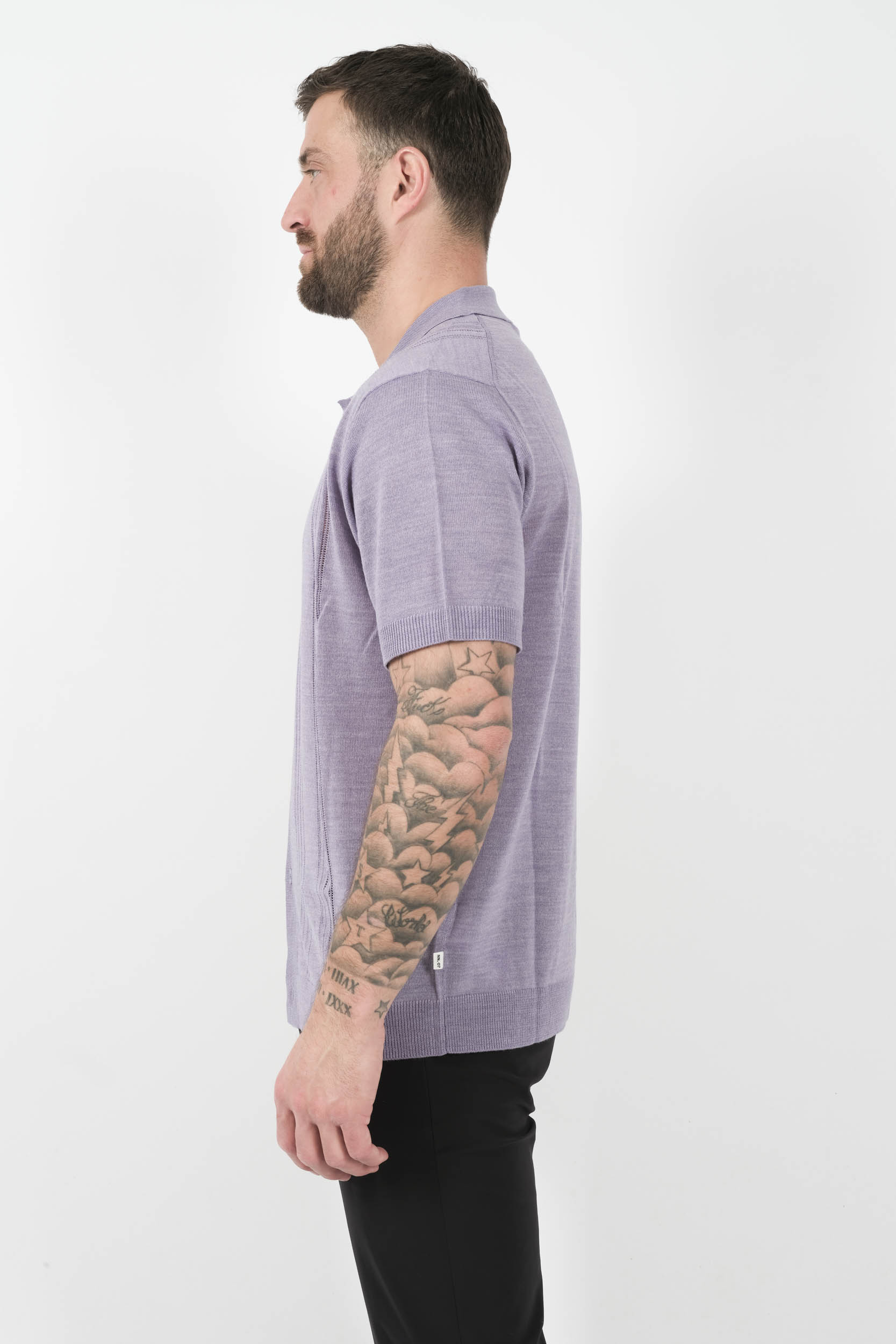  Image du produit CHEMISE NN07 MANCHES COURTES VIOLET THOR6584-573 - 4