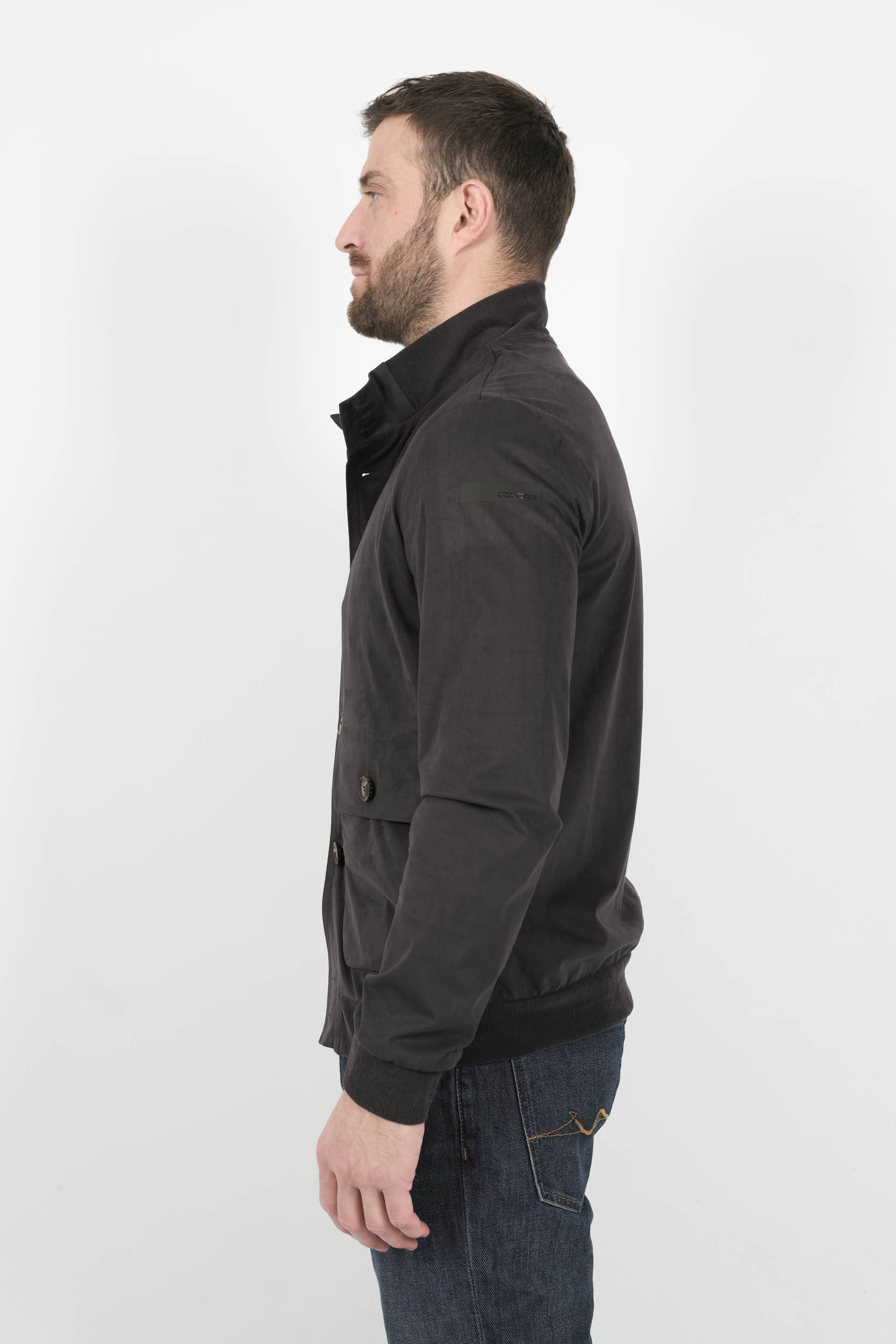 VESTE RRD TOUCHE DAIM MARINE 25018-60