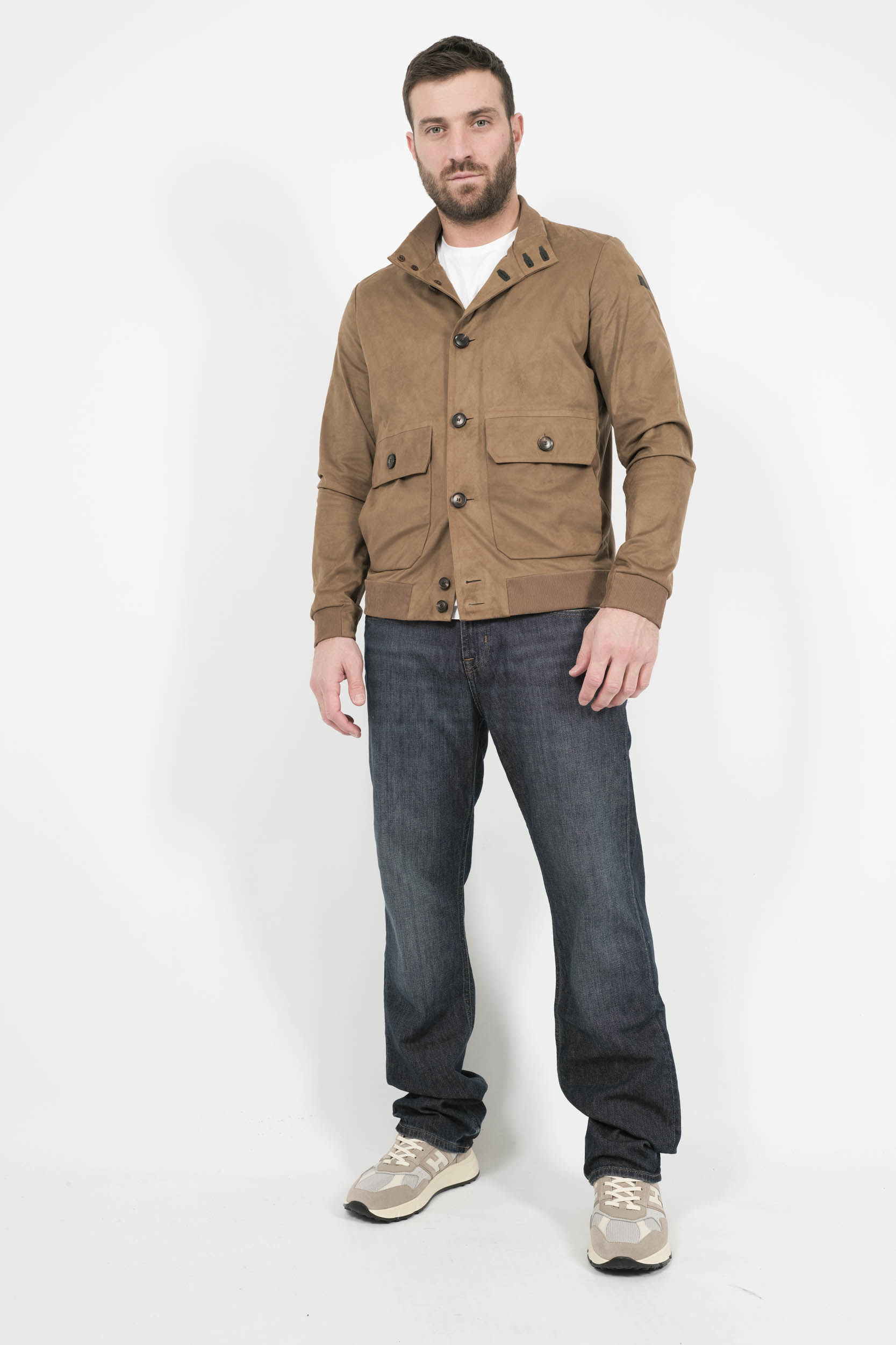  Image du produit VESTE RRD TOUCHE DAIM CAMEL 25018-84 - 2