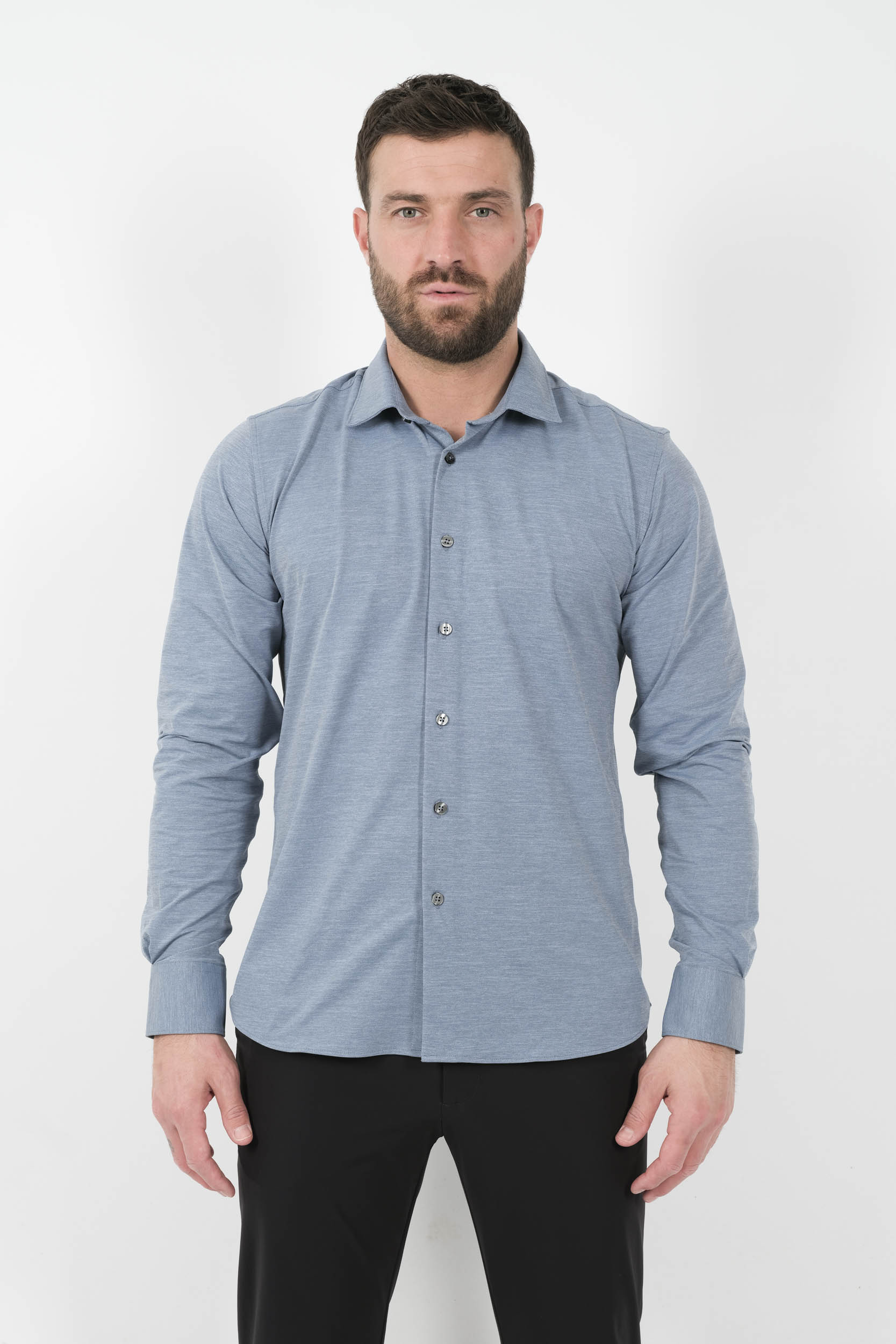 CHEMISE RRD BLEU 25254-V42