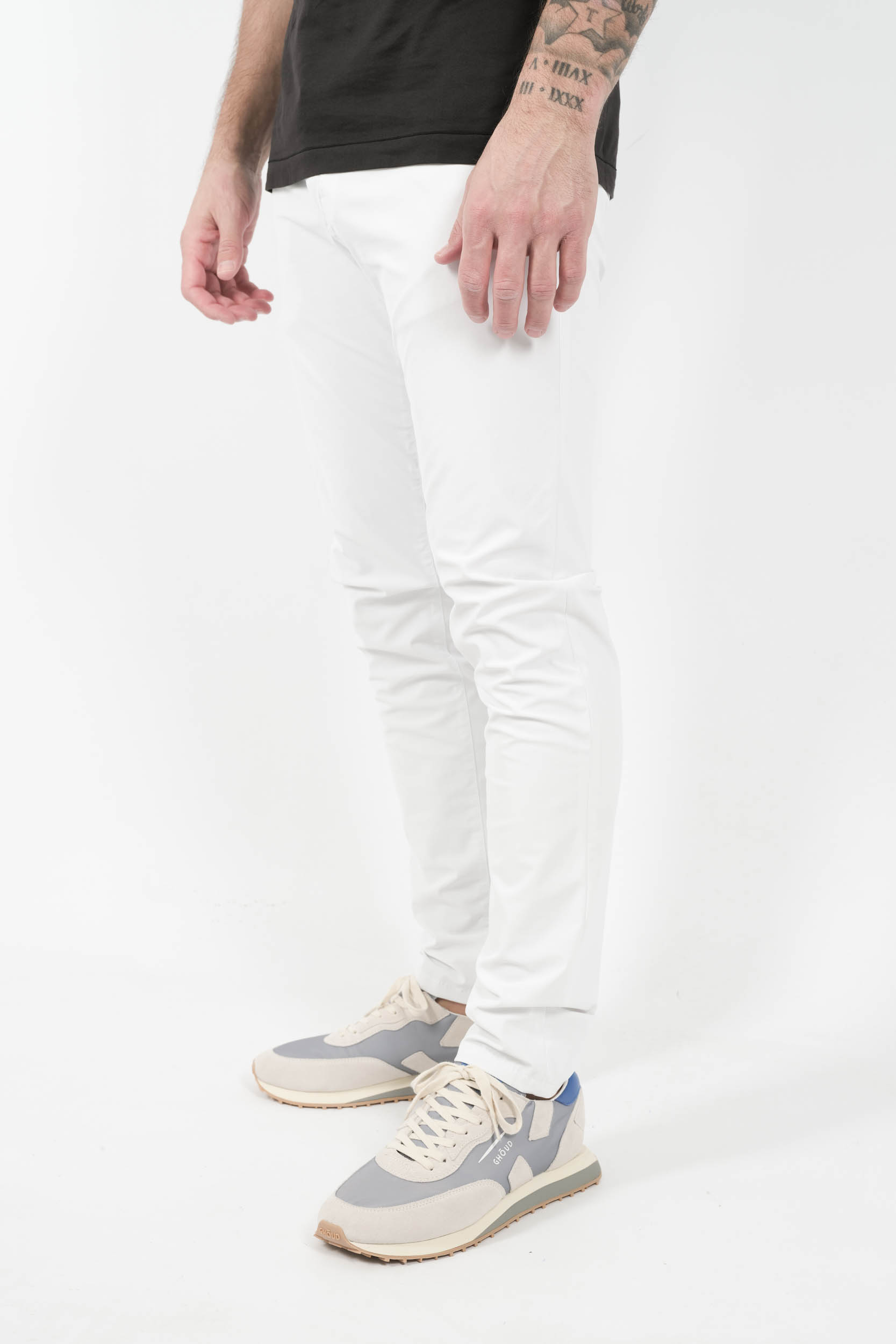 PANTALON RRD STYLE JEANS BLANC 25318-09