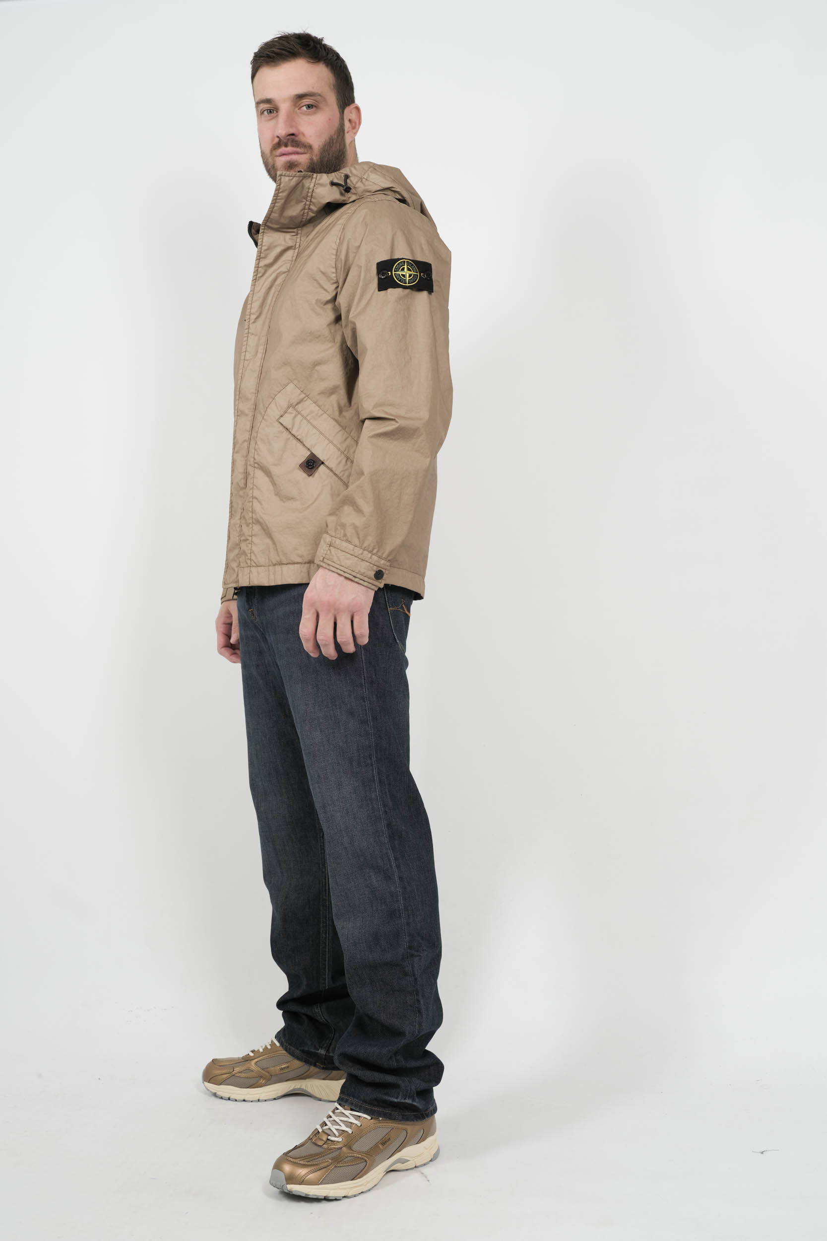 Image du produit VESTE STONE ISLAND EN NYLON METAL BEIGE S154193SA21-V0094