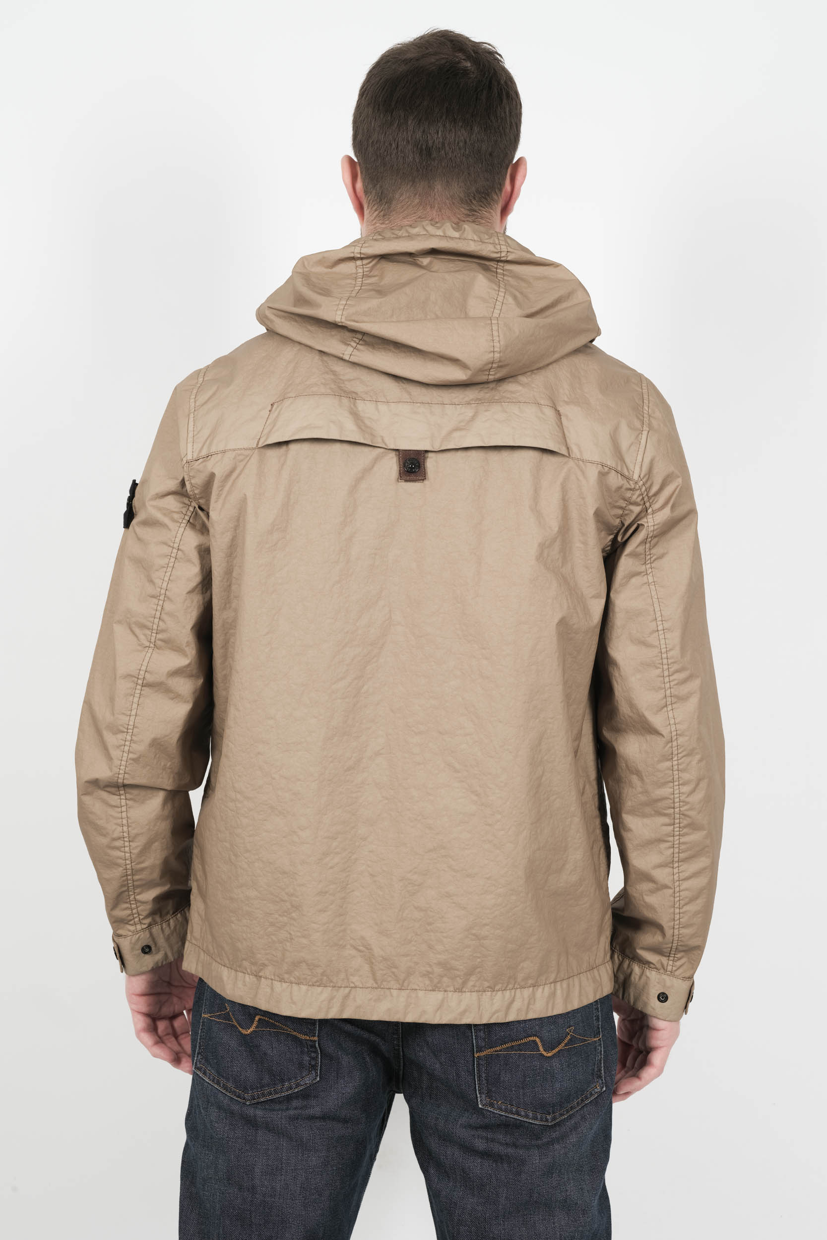 VESTE STONE ISLAND EN NYLON METAL BEIGE S154193SA21-V0094