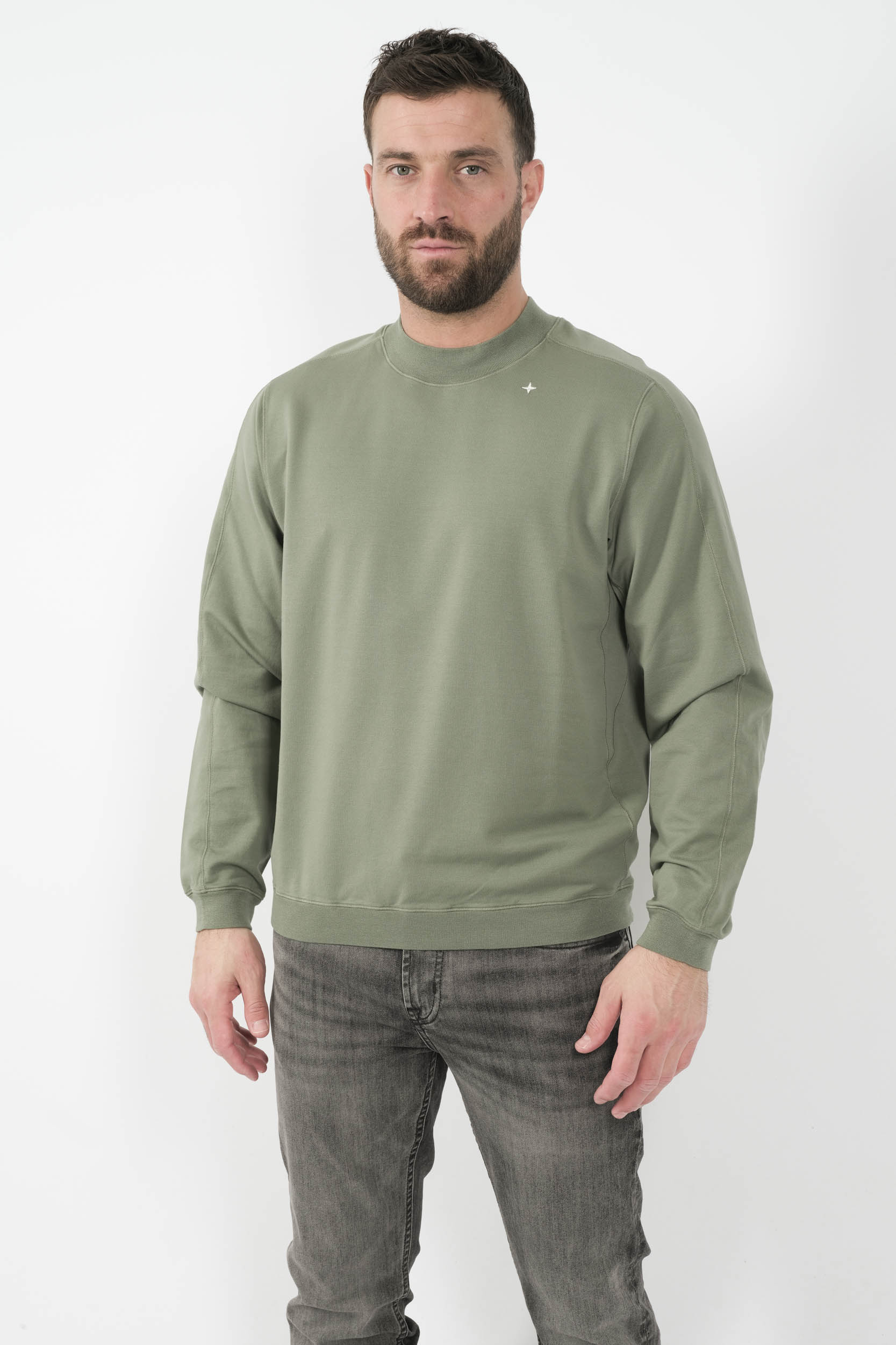 Image du produit SWEAT STONE ISLAND STELLINA VERT S156117SG5-V0059