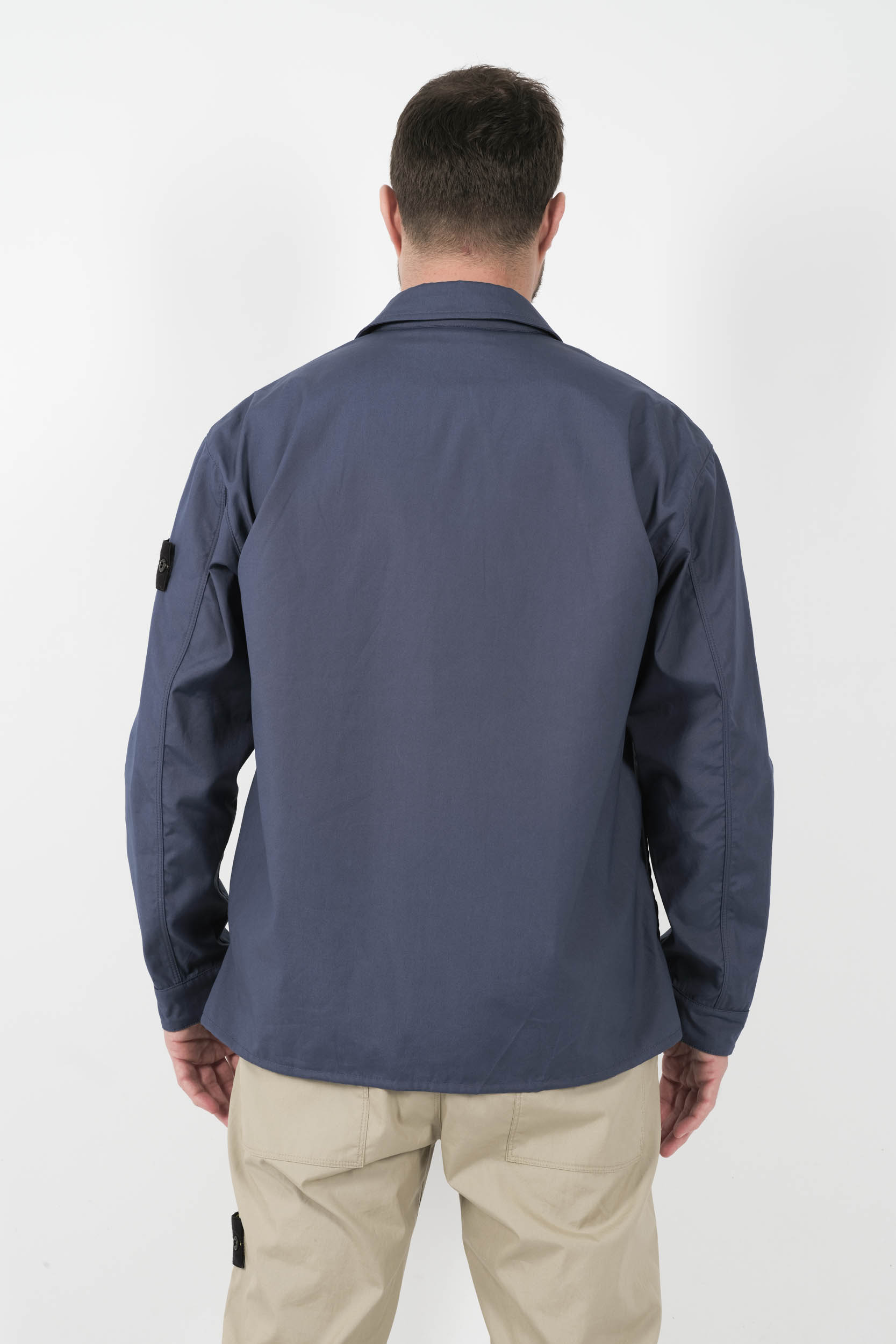  Image du produit SURCHEMISE STONE ISLAND A PRESSIONS BLEU ELECTRIQUE S151213S11-V0028 - 5