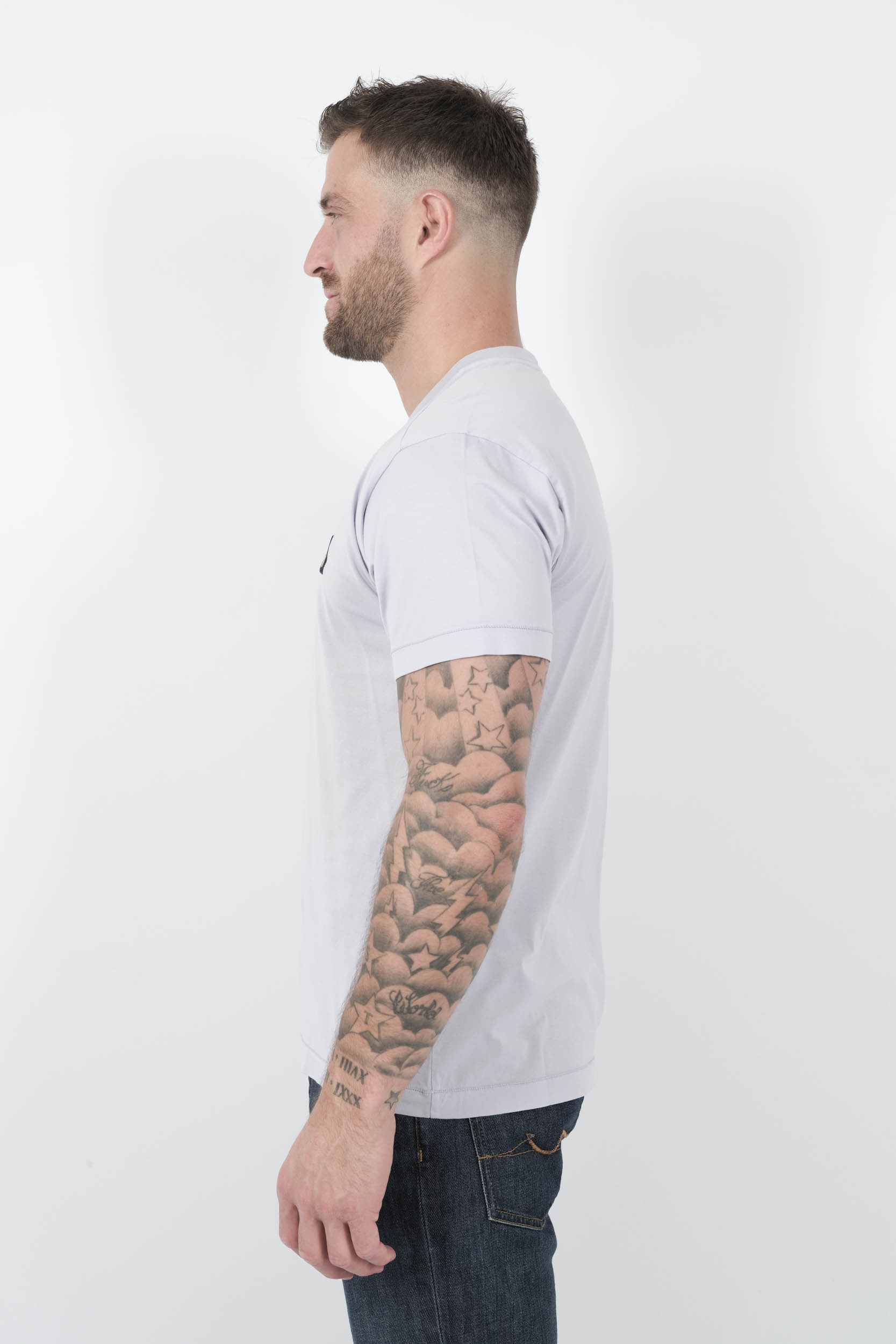  Image du produit TEE-SHIRT STONE ISLAND AVEC LOGO LILA S152139S13-V0088 - 4