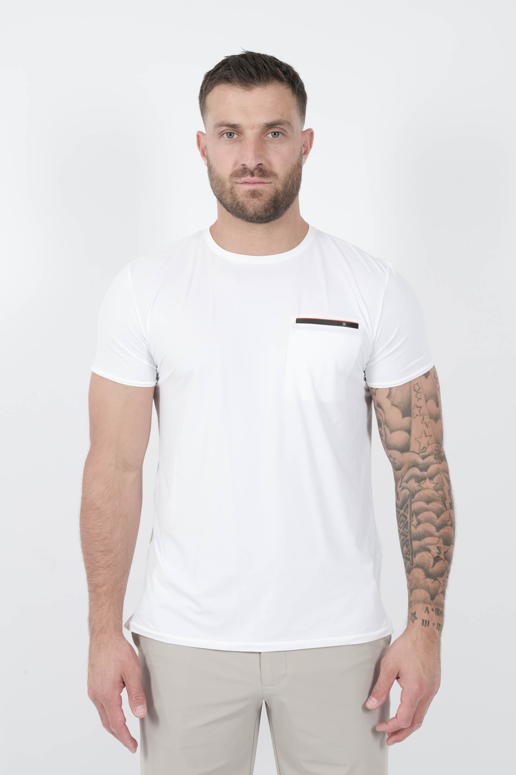  Image du produit TEE-SHIRT RRD AVEC POCHE BLANC 25212-09 - 3