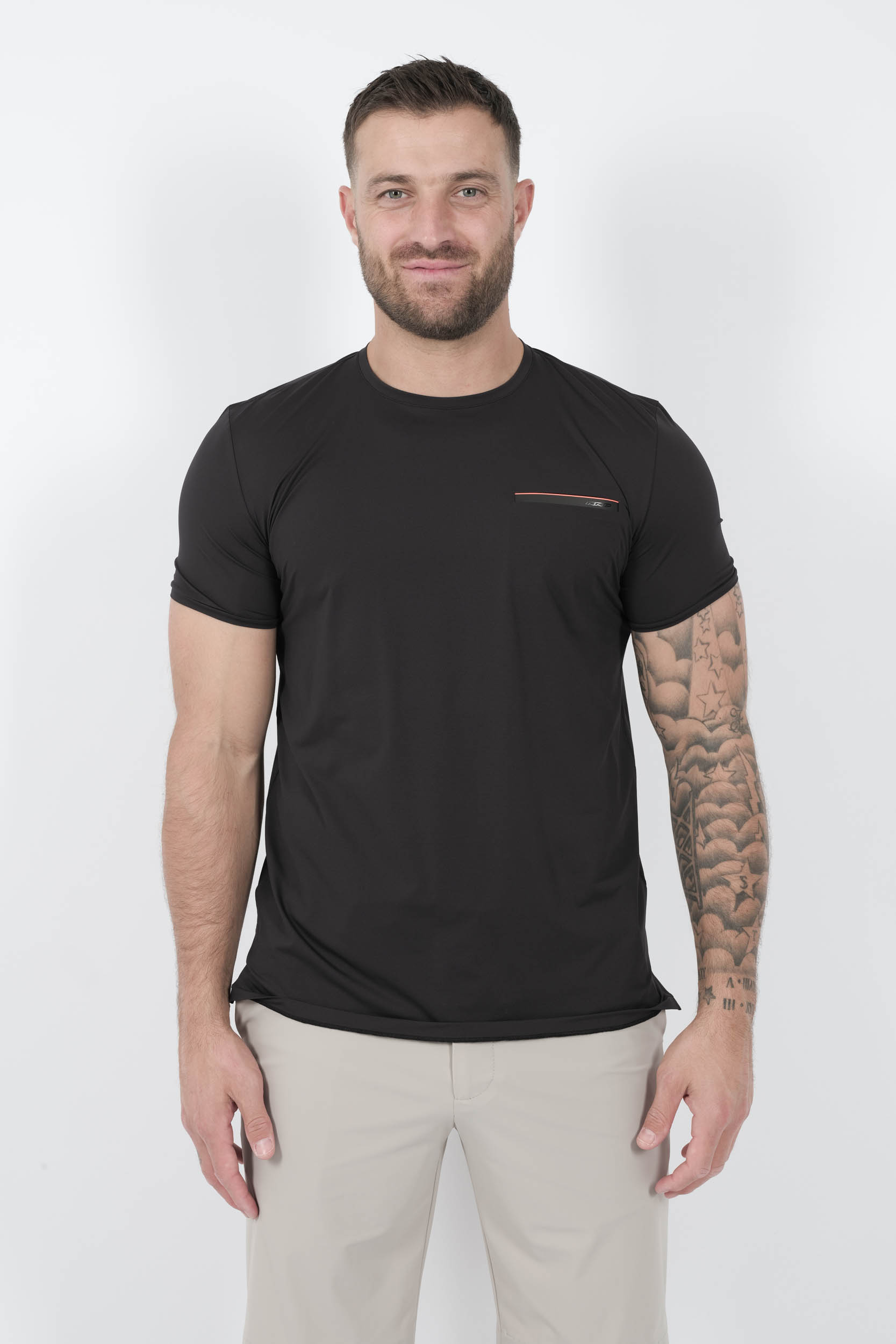 TEE-SHIRT RRD AVEC POCHE NOIR 25212-10