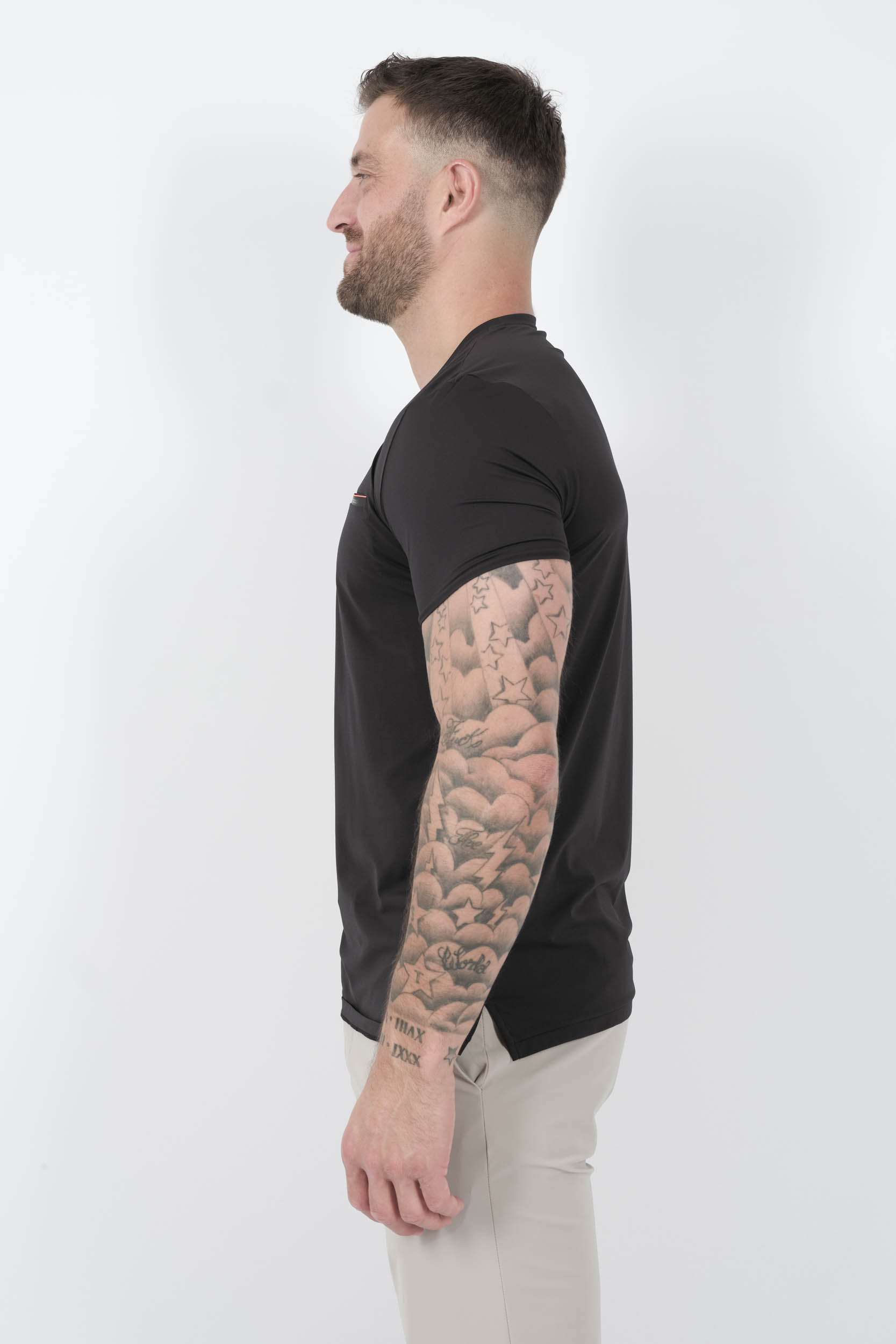 TEE-SHIRT RRD AVEC POCHE NOIR 25212-10