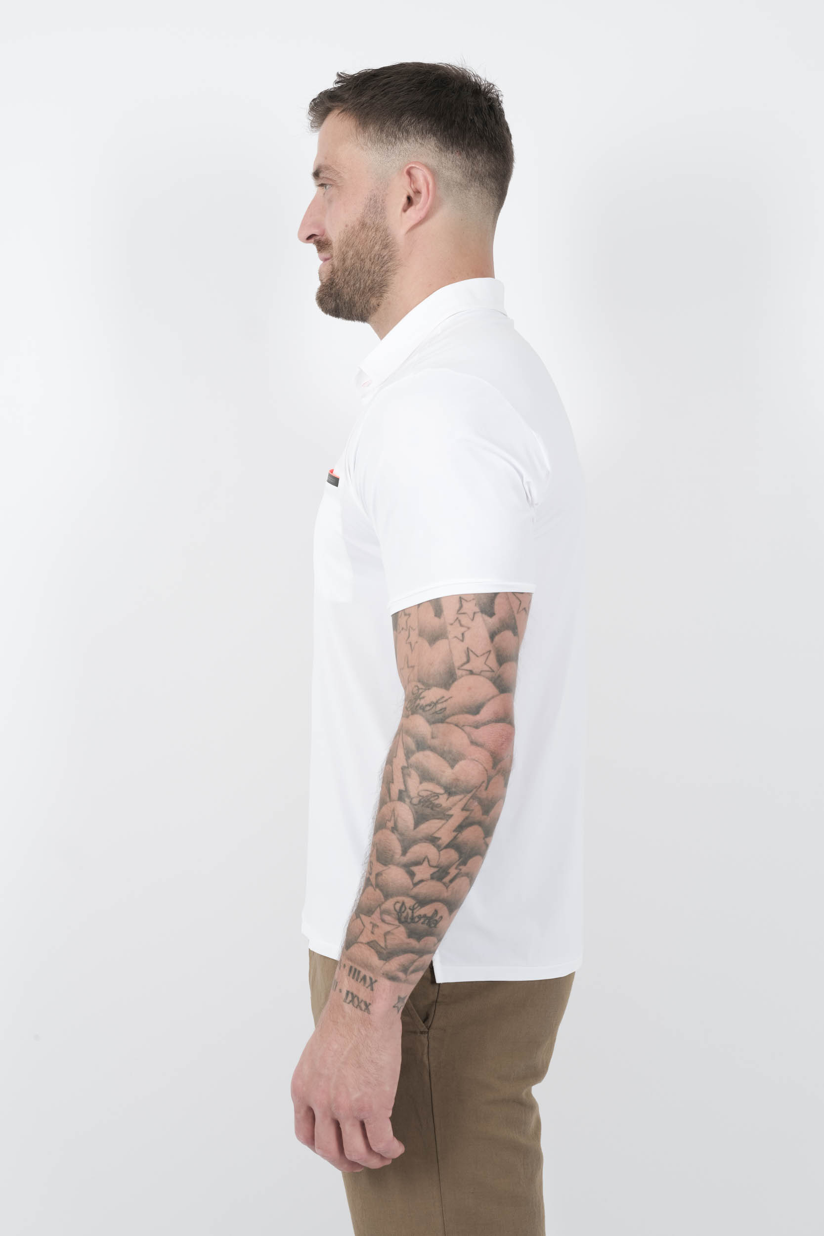  Image du produit POLO RRD AVEC POCHE BLANC 25213-09 - 4