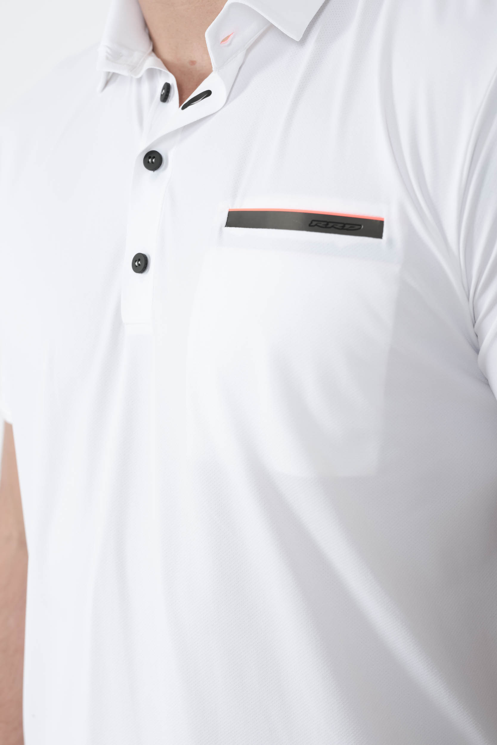  Image du produit POLO RRD AVEC POCHE BLANC 25213-09 - 6