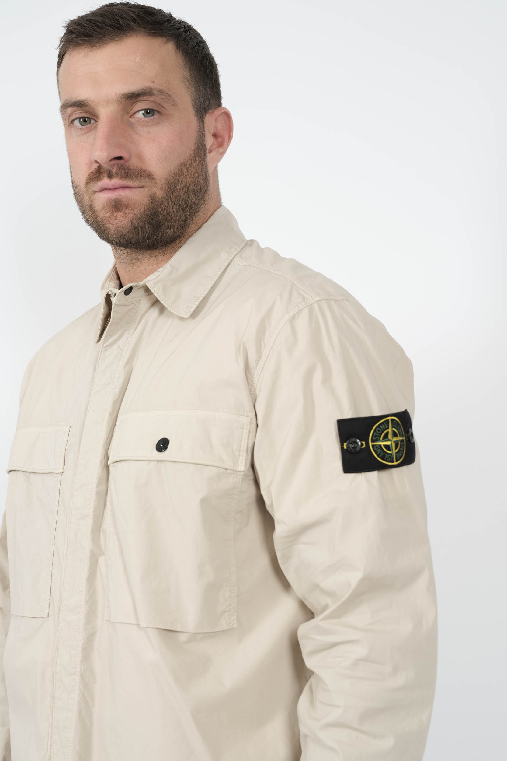 Image du produit SURCHEMISE STONE ISLAND BLANC CREME S151215S03-V0095