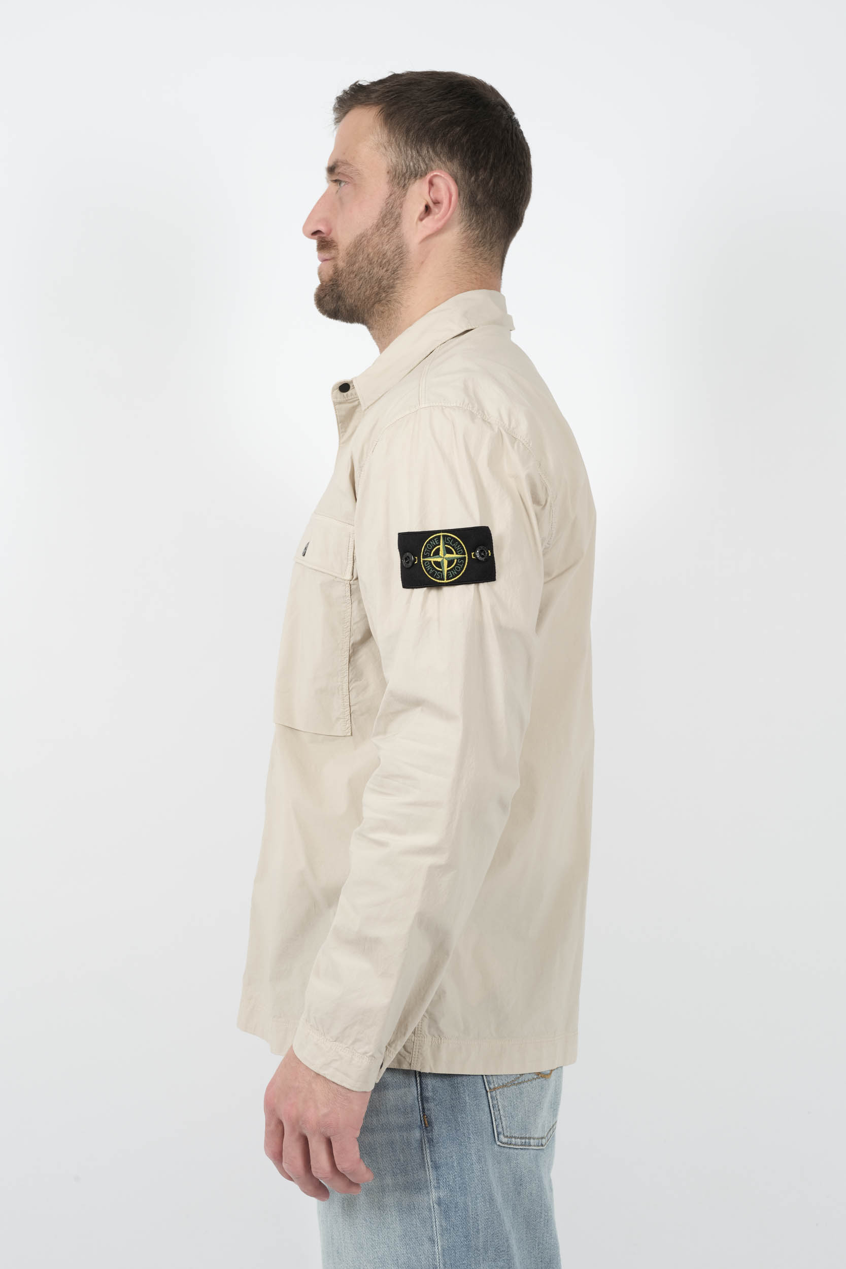  Image du produit SURCHEMISE STONE ISLAND BLANC CREME S151215S03-V0095 - 4
