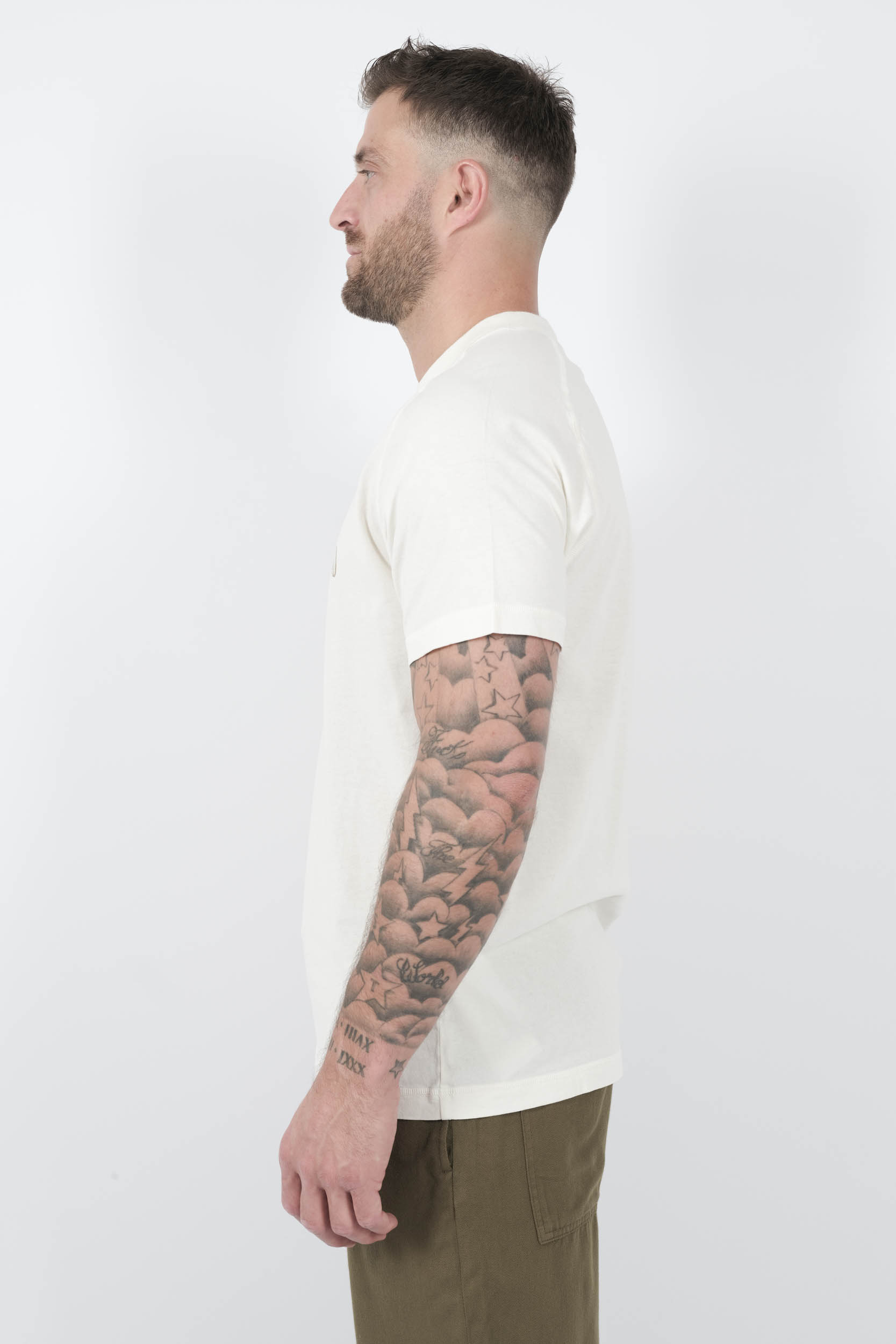  Image du produit TEE-SHIRT STONE ISLAND AVEC IMPRIME ECRU S152120S81-V0093 - 4