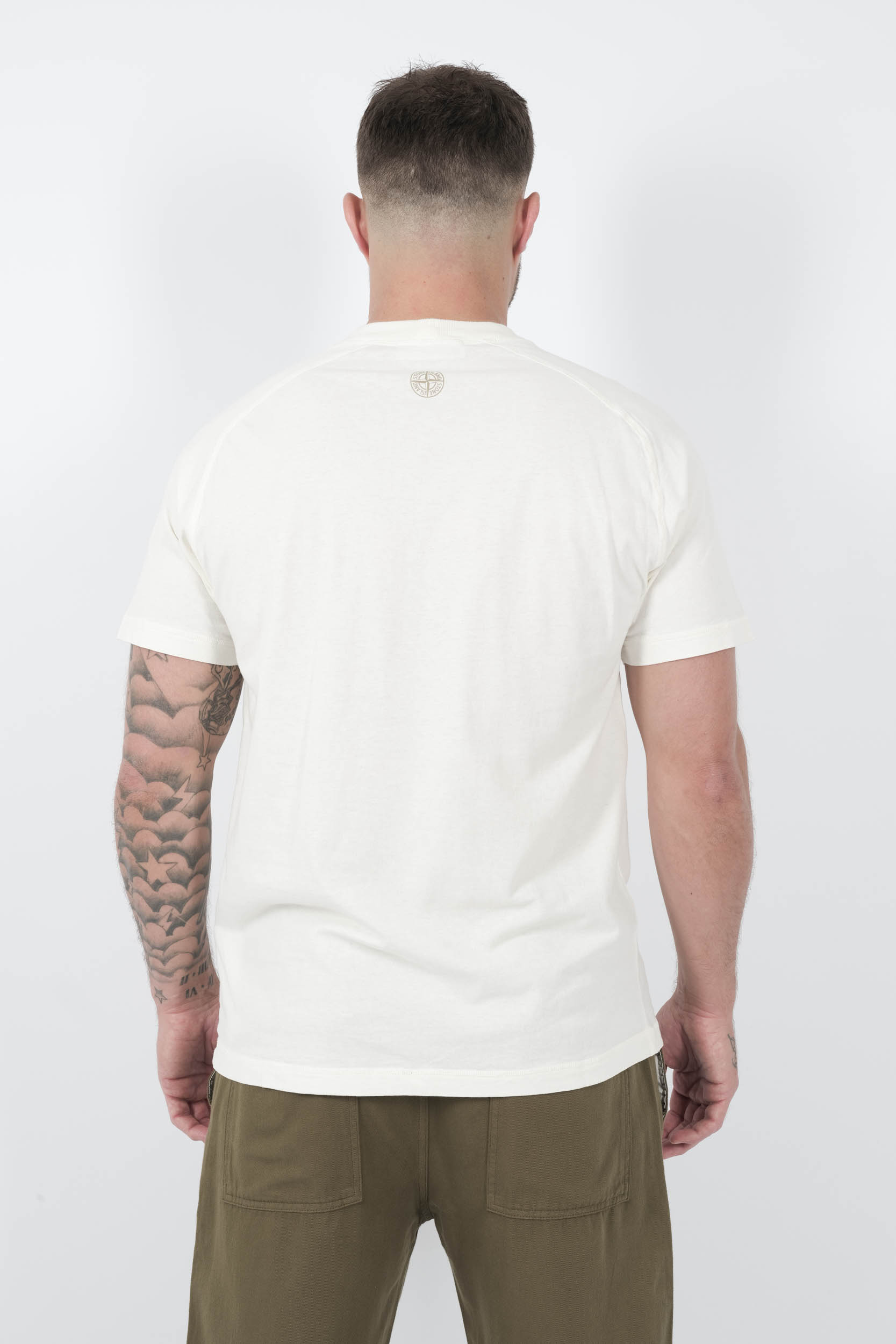  Image du produit TEE-SHIRT STONE ISLAND AVEC IMPRIME ECRU S152120S81-V0093 - 5