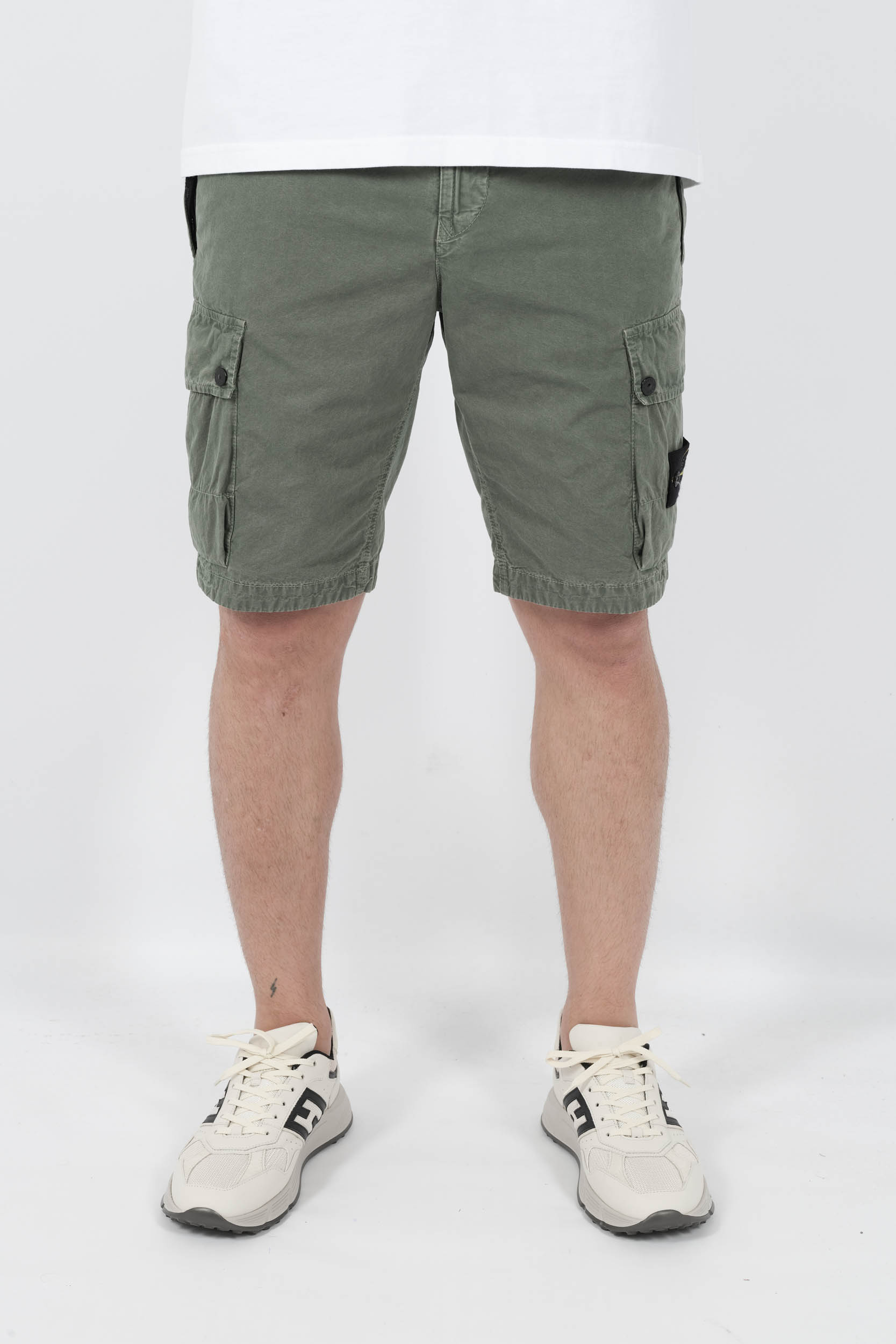 SHORT STONE ISLAND VERT DELAVE S15L1011SWA-V0159