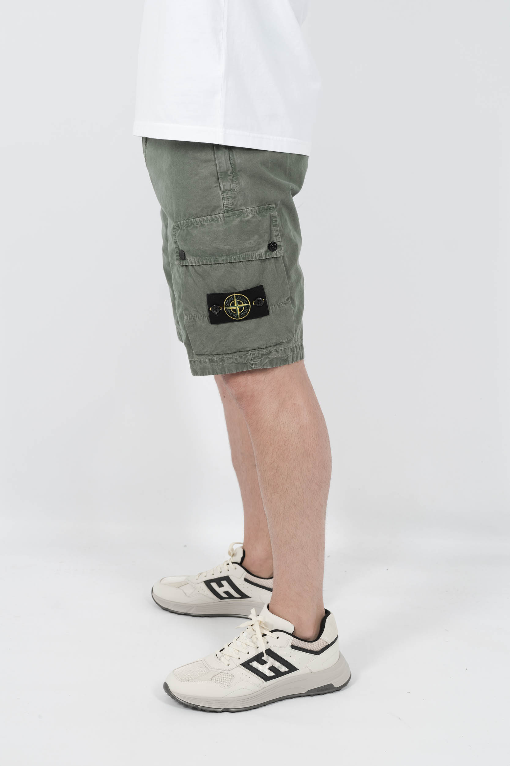 SHORT STONE ISLAND VERT DELAVE S15L1011SWA-V0159