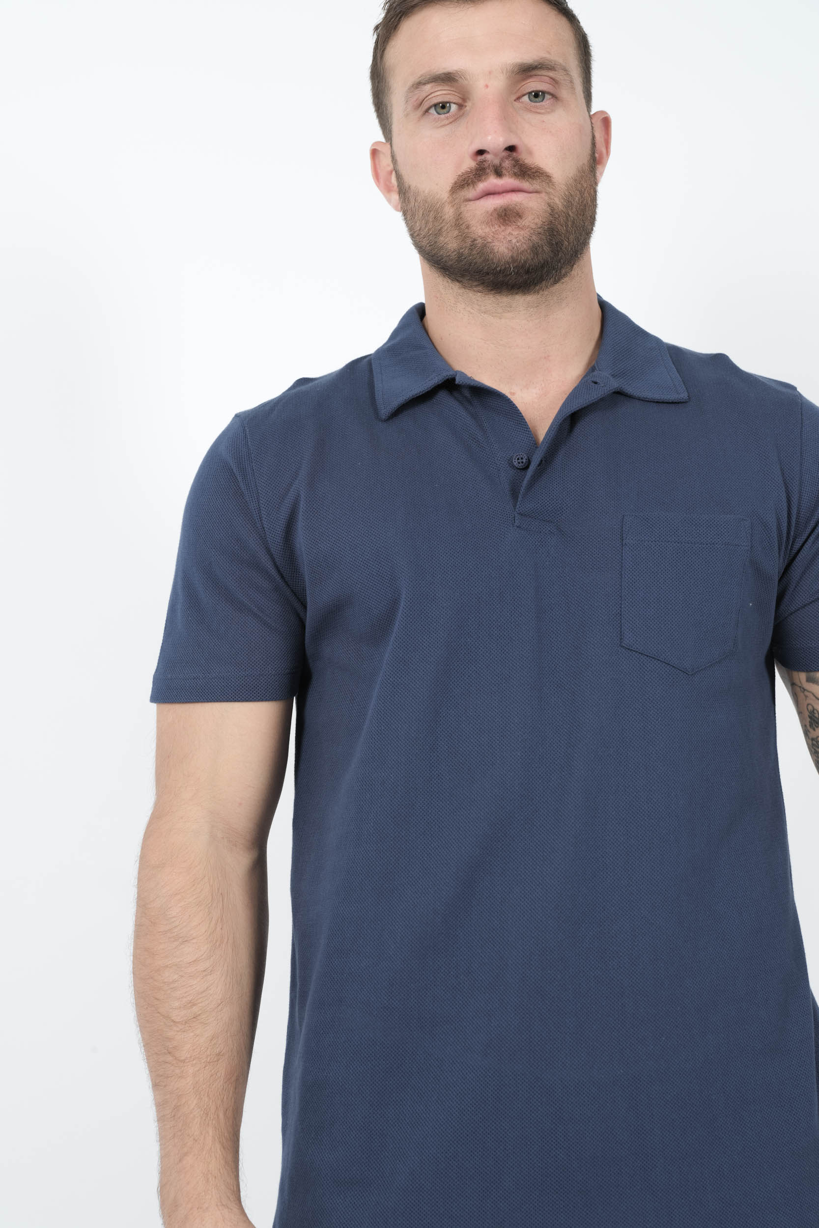  Image du produit POLO SUNSPEL EN COTON BLEU POL1026-BUVO - 2