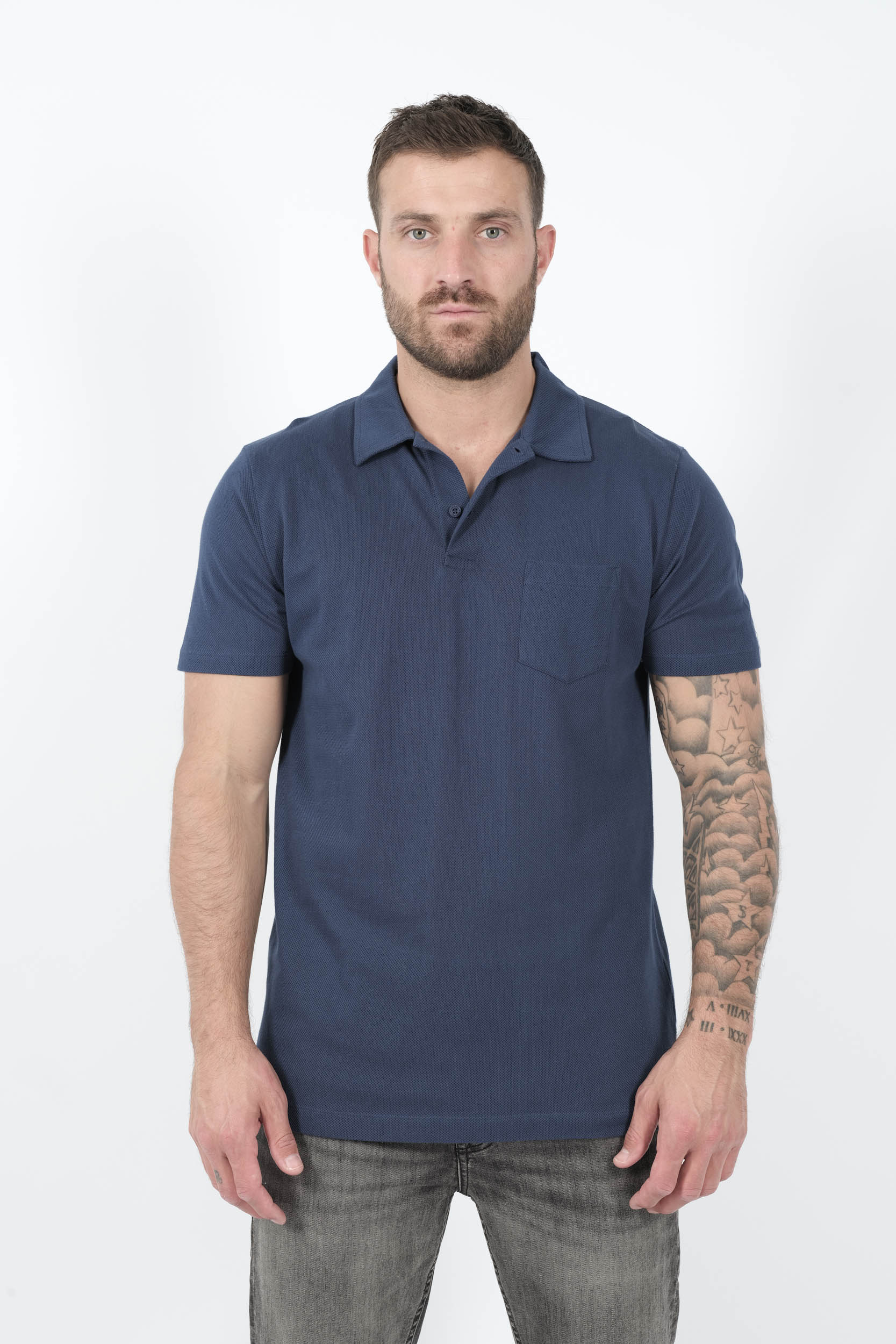  Image du produit POLO SUNSPEL EN COTON BLEU POL1026-BUVO - 3