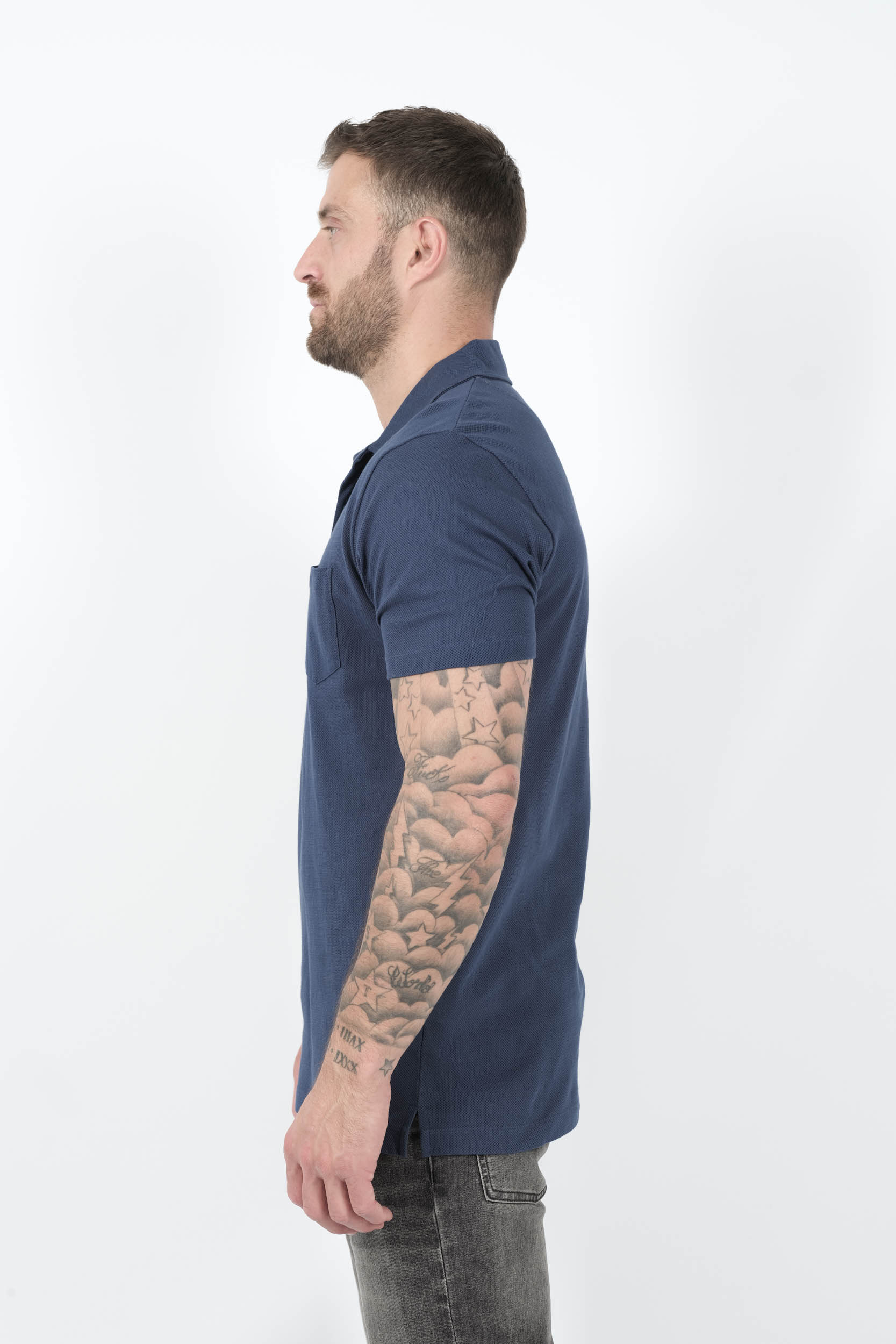  Image du produit POLO SUNSPEL EN COTON BLEU POL1026-BUVO - 4