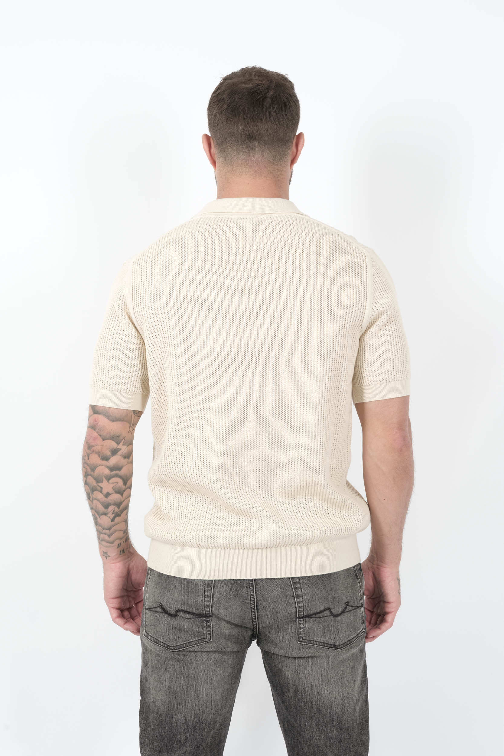  Image du produit POLO SUNSPEL EN MAILLE BEIGE POL8276-WHCR - 5