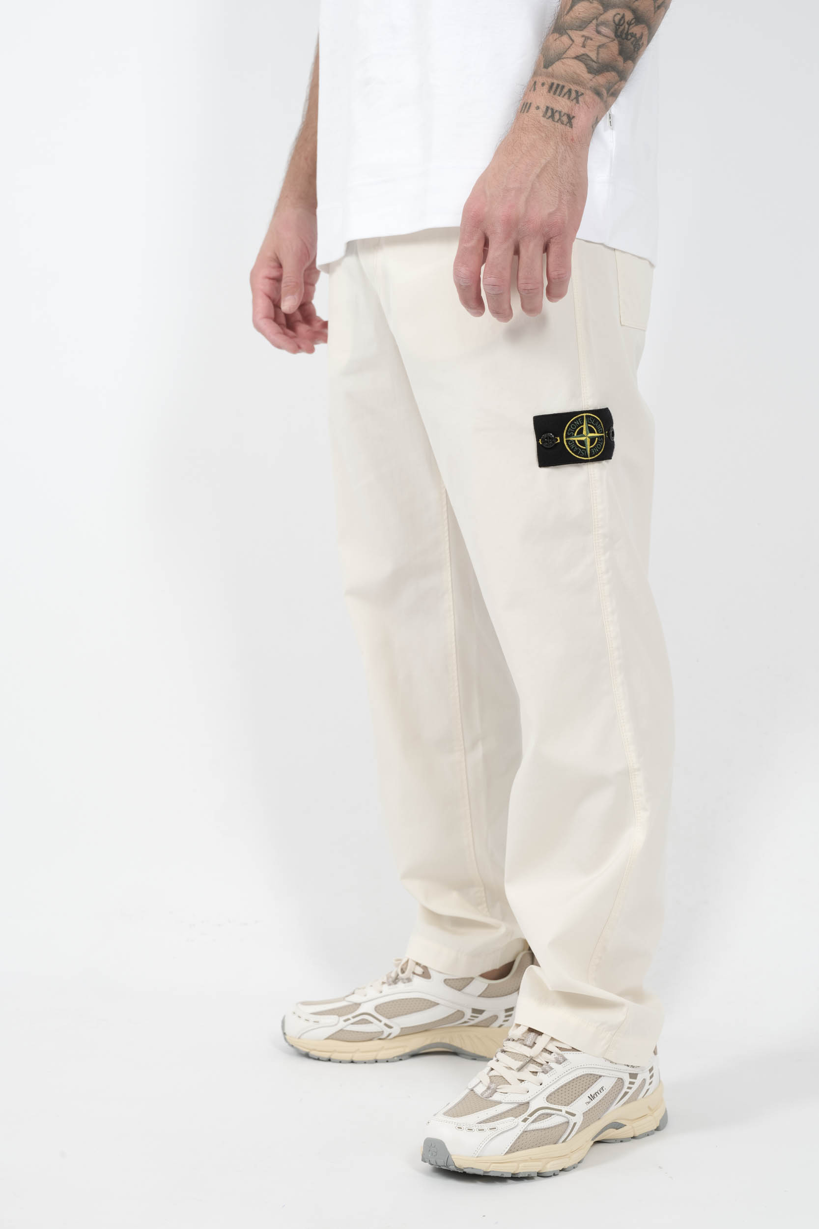 Image du produit PANTALON STONE ISLAND BLANC CREME S153115S11-V0093