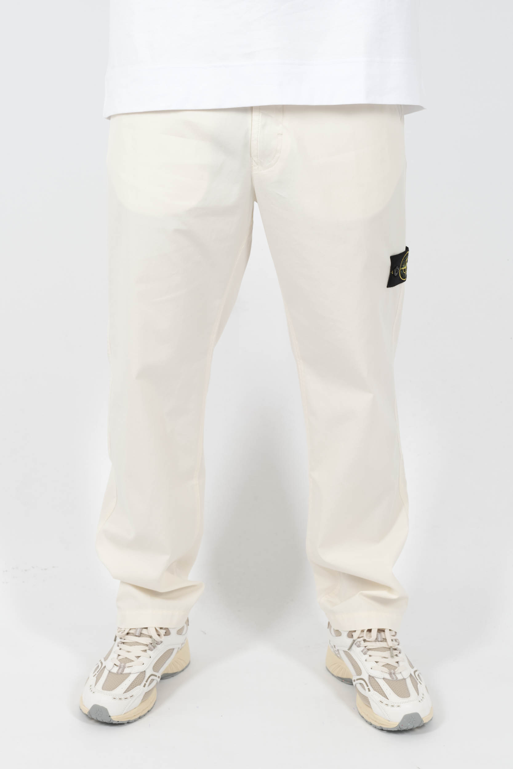  Image du produit PANTALON STONE ISLAND BLANC CREME S153115S11-V0093 - 3