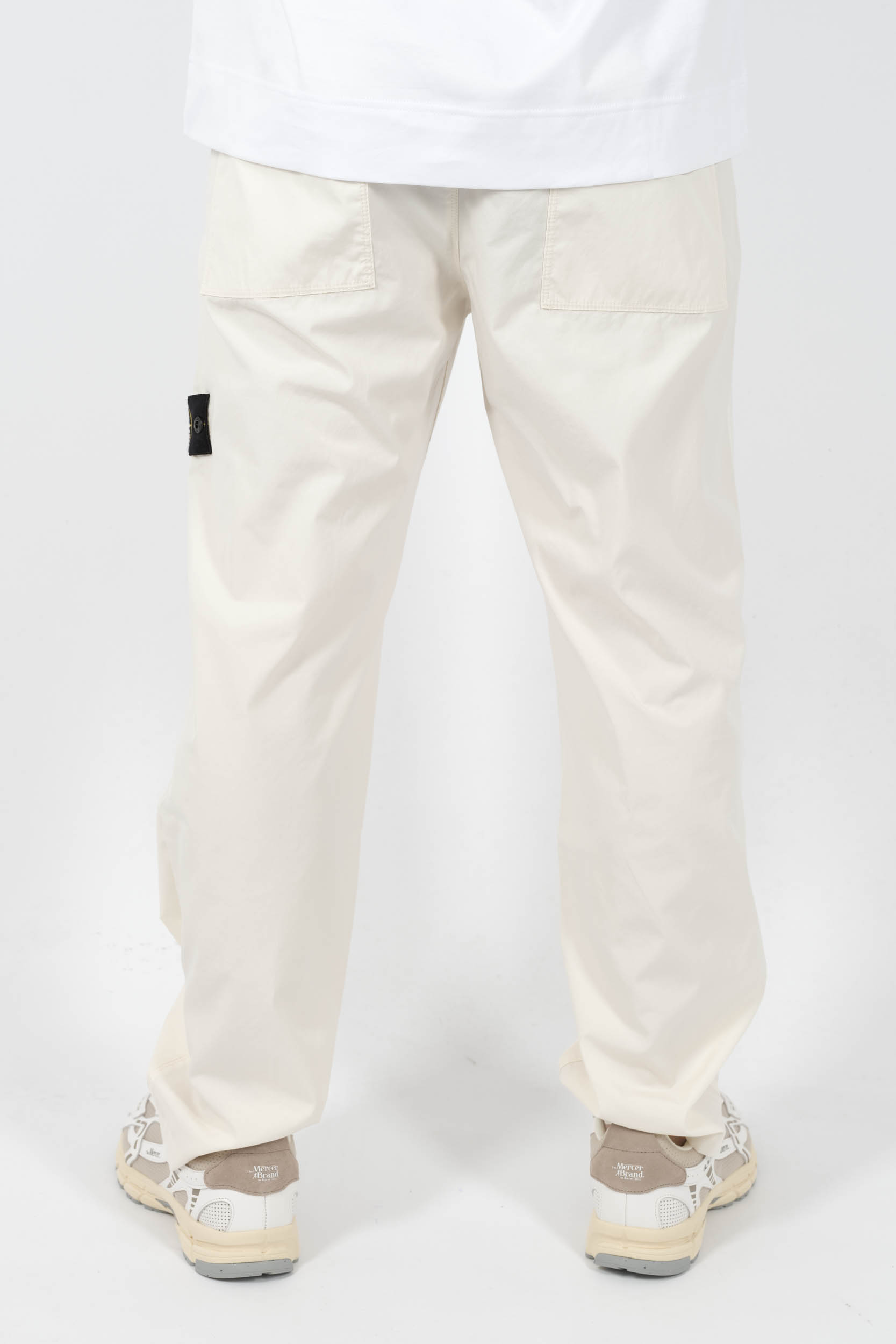  Image du produit PANTALON STONE ISLAND BLANC CREME S153115S11-V0093 - 5