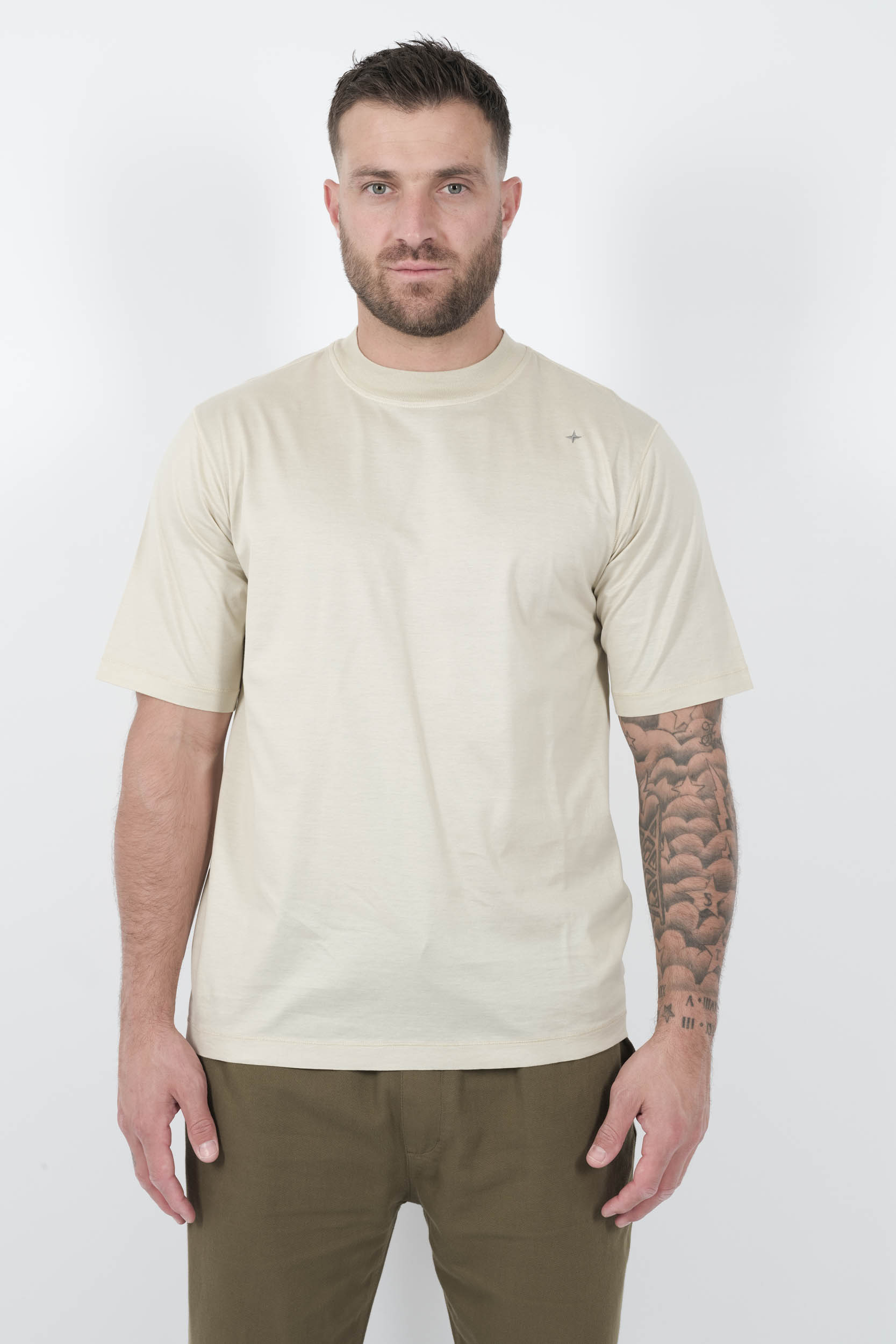  Image du produit TEE-SHIRT STONE ISLAND STELLINA BEIGE S152122SG8-V0095 - 3