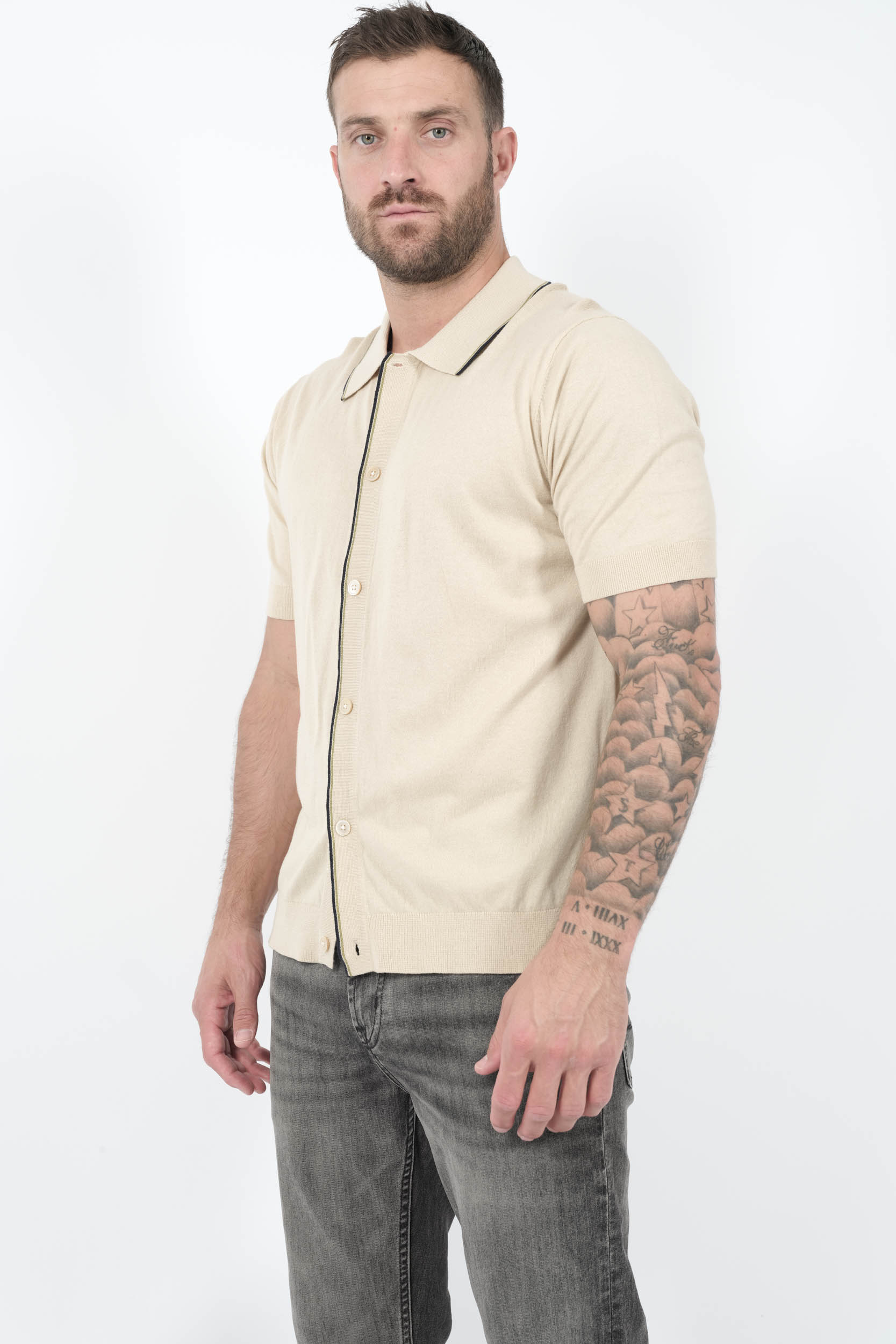  Image du produit POLO NN07 AVEC BOUTONS BEIGE NOLAN6561-020 - 2