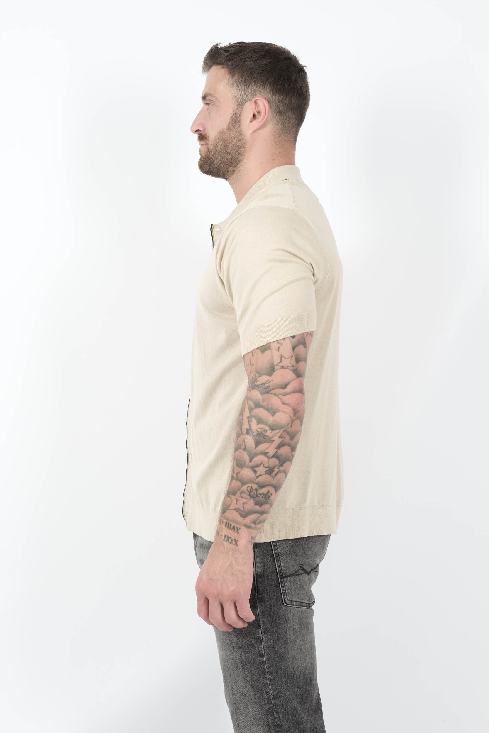  Image du produit POLO NN07 AVEC BOUTONS BEIGE NOLAN6561-020 - 4