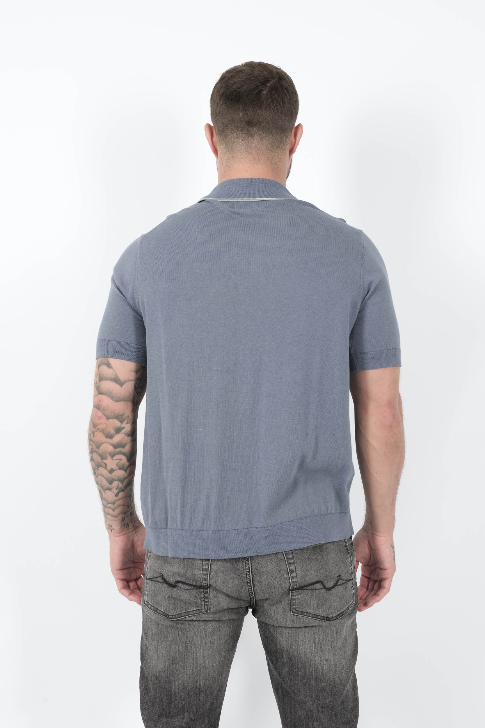  Image du produit POLO NN07 AVEC BOUTONS BLEU CIEL NOLAN6561-236 - 5