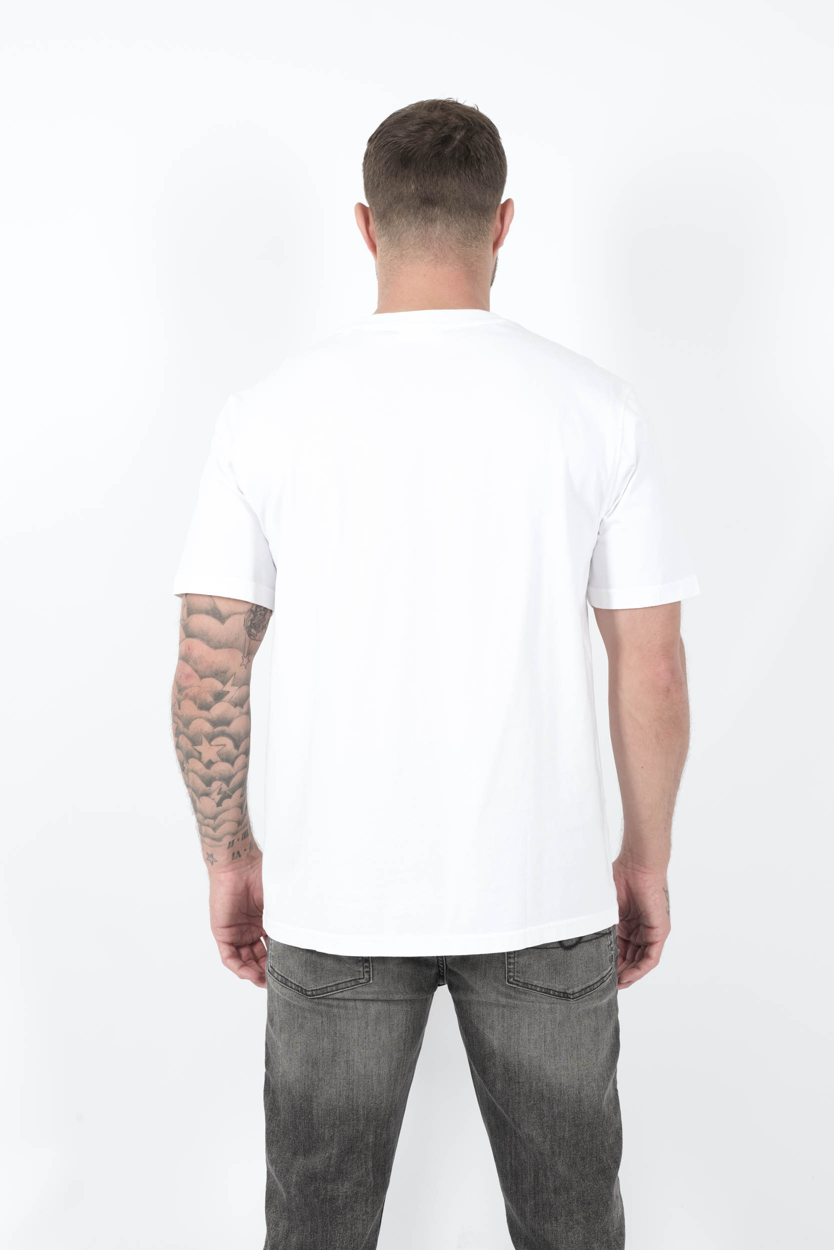  Image du produit TEE-SHIRT NN07 AVEC LOGO BRODE BLANC ADAM3209-001 - 5