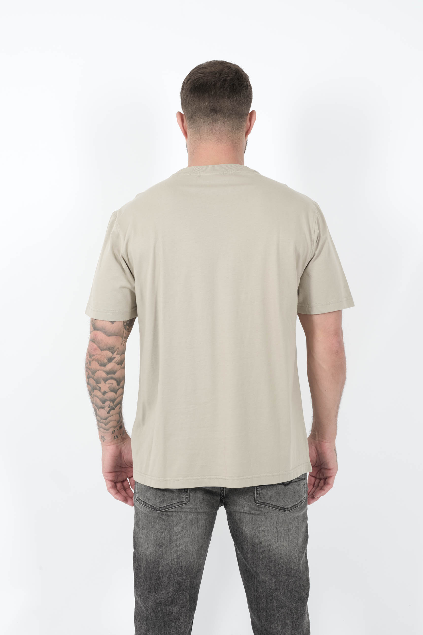  Image du produit TEE-SHIRT NN07 AVEC LOGO BRODE BEIGE ADAM3209-364 - 5
