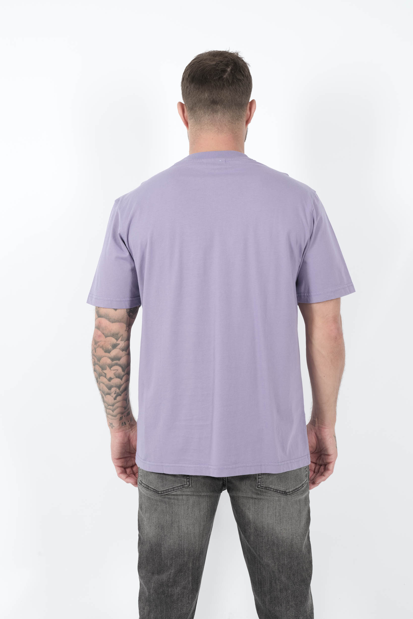  Image du produit TEE-SHIRT NN07 AVEC LOGO BRODE VIOLET ADAM3209-573 - 5