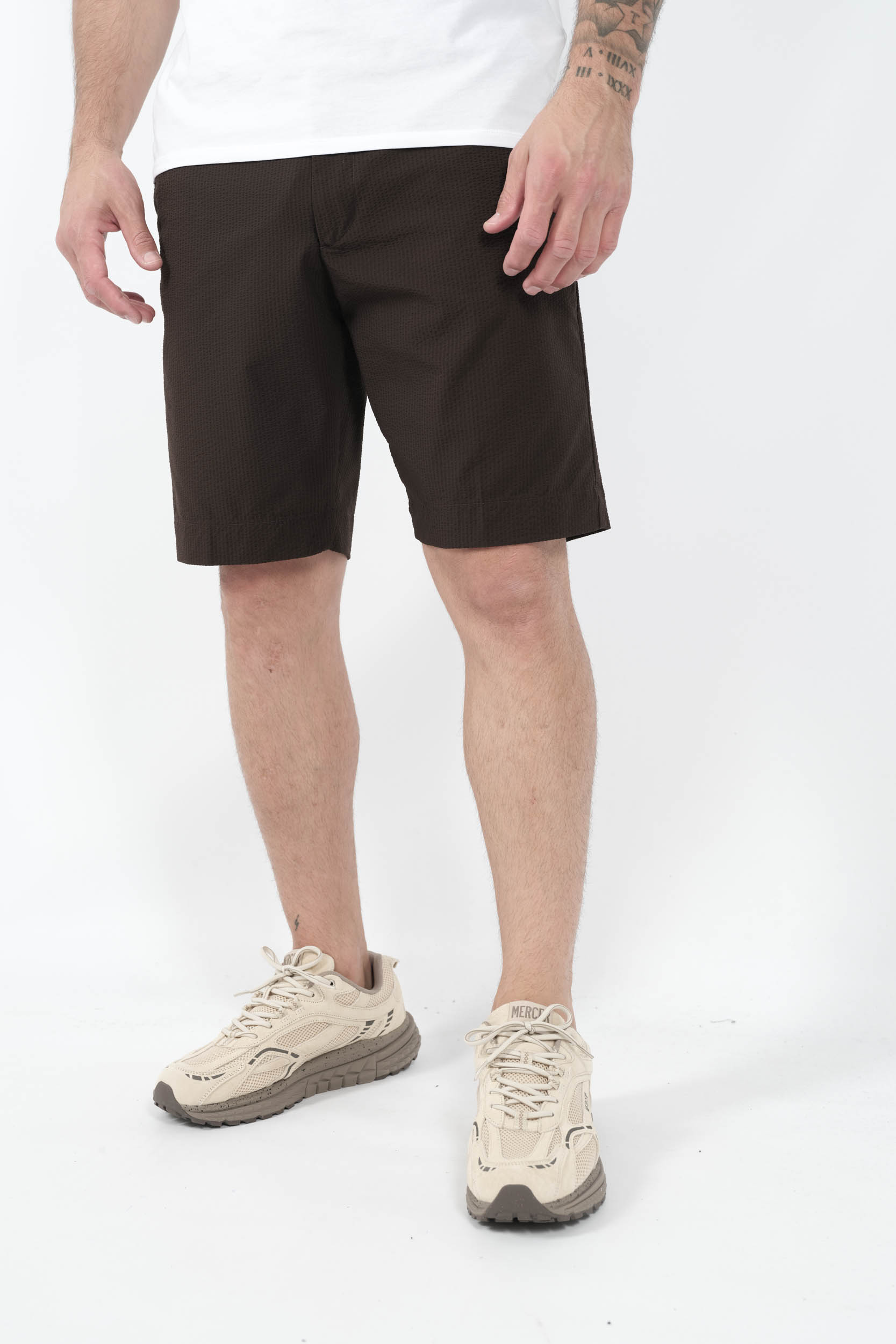  Image du produit SHORT NN07 EN SEERSUCKER MARRON BILLIESHORT-780 - 2