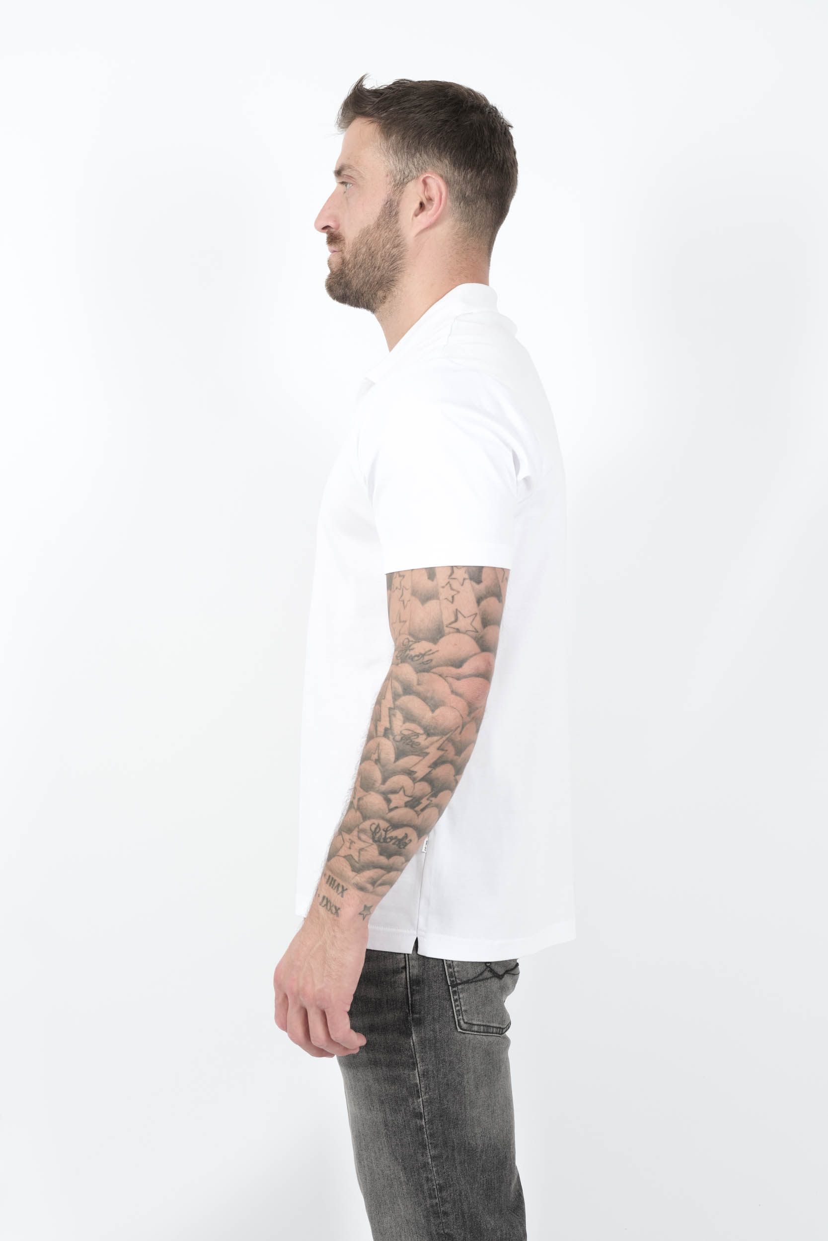  Image du produit POLO NN07 COL OUVERT BLANC - 4