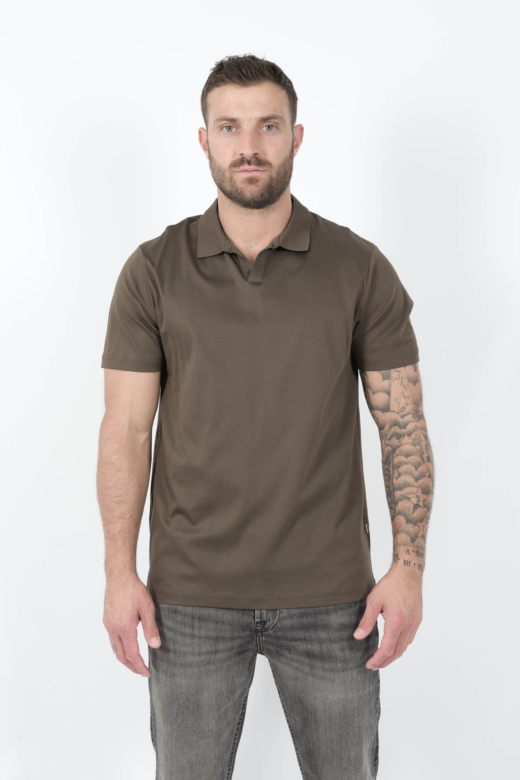  Image du produit POLO NN07 COL OUVERT KAKI PAUL3525-343 - 3