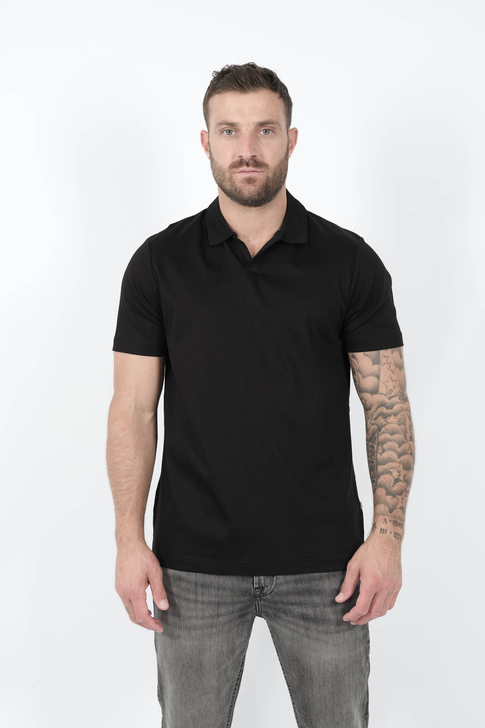  Image du produit POLO NN07 COL OUVERT NOIR PAUL3525-999 - 3